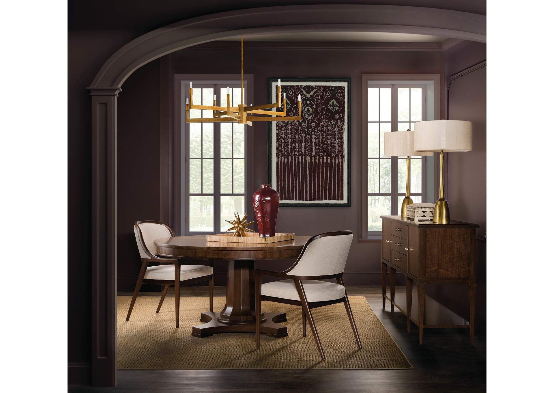 Archives Round Pedestal Dining Table image 8