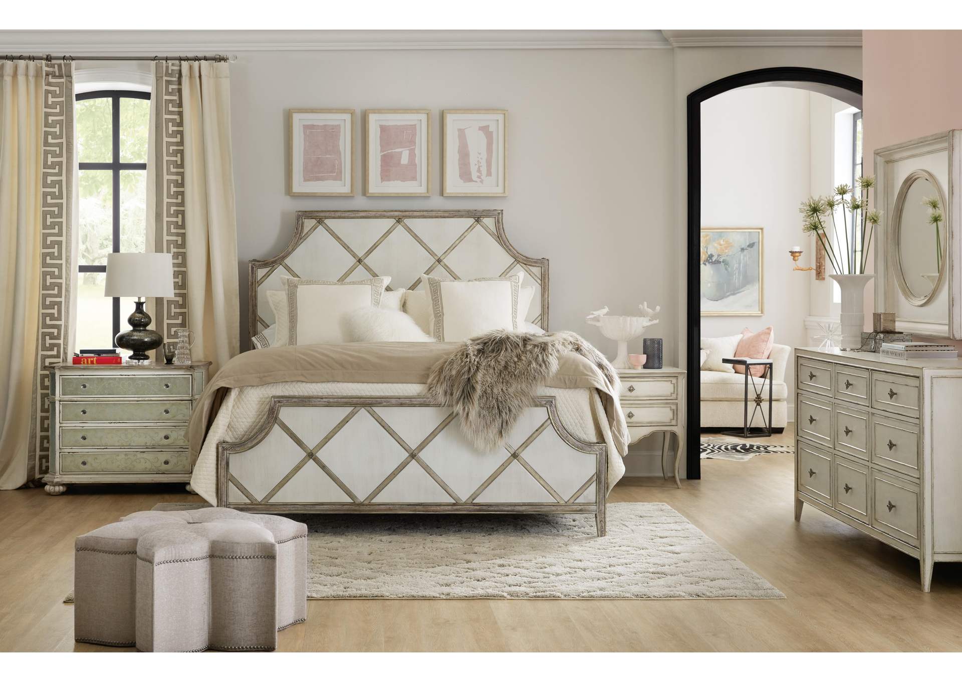 Sanctuary Diamont King Panel Bed image 8