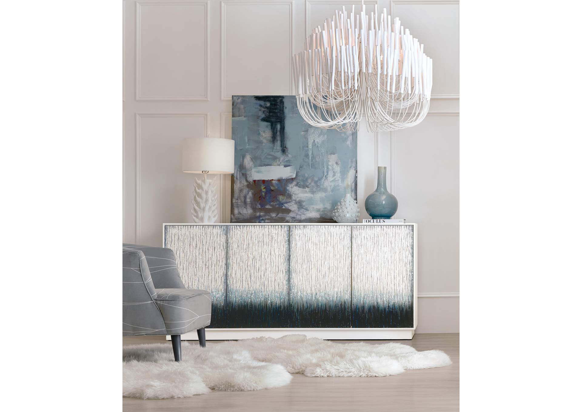 Melange Mediterranean Entertainment Credenza image 6