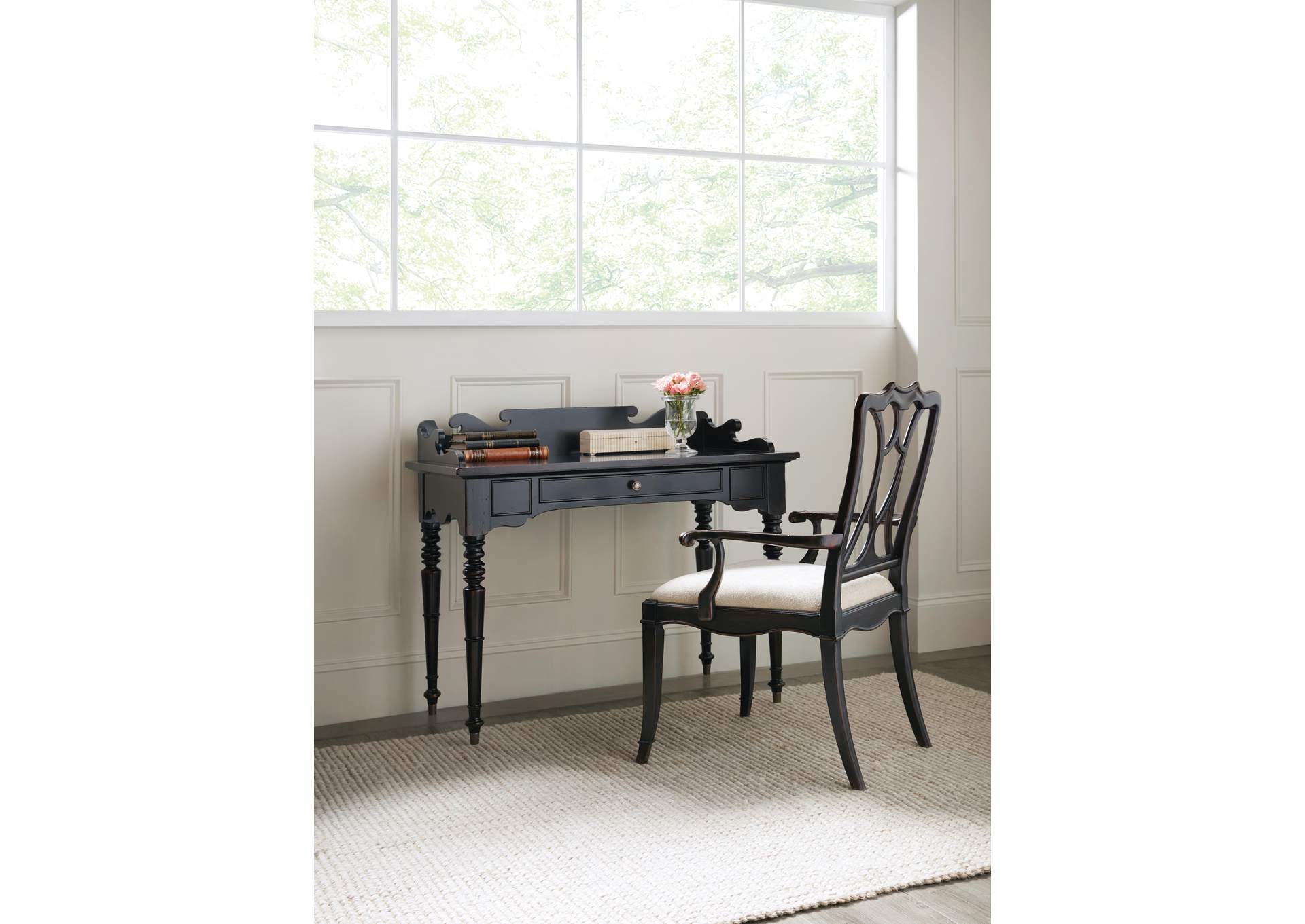Charleston Upholstered Seat Arm Chair image 5