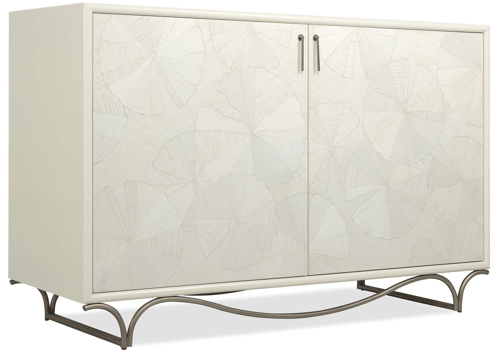 Melange White Lotus Hall Chest image 1