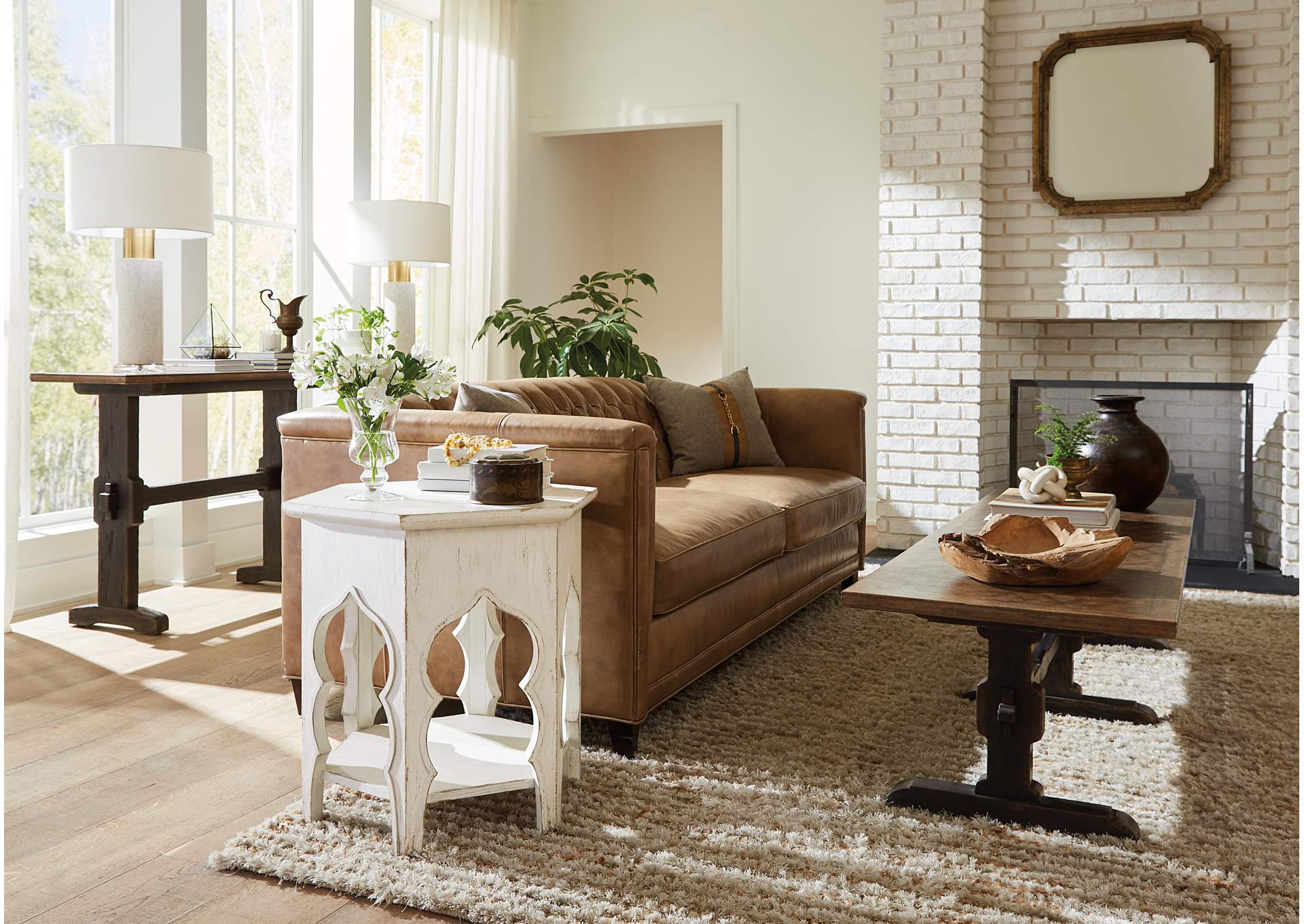 Americana Trestle Console Table image 6