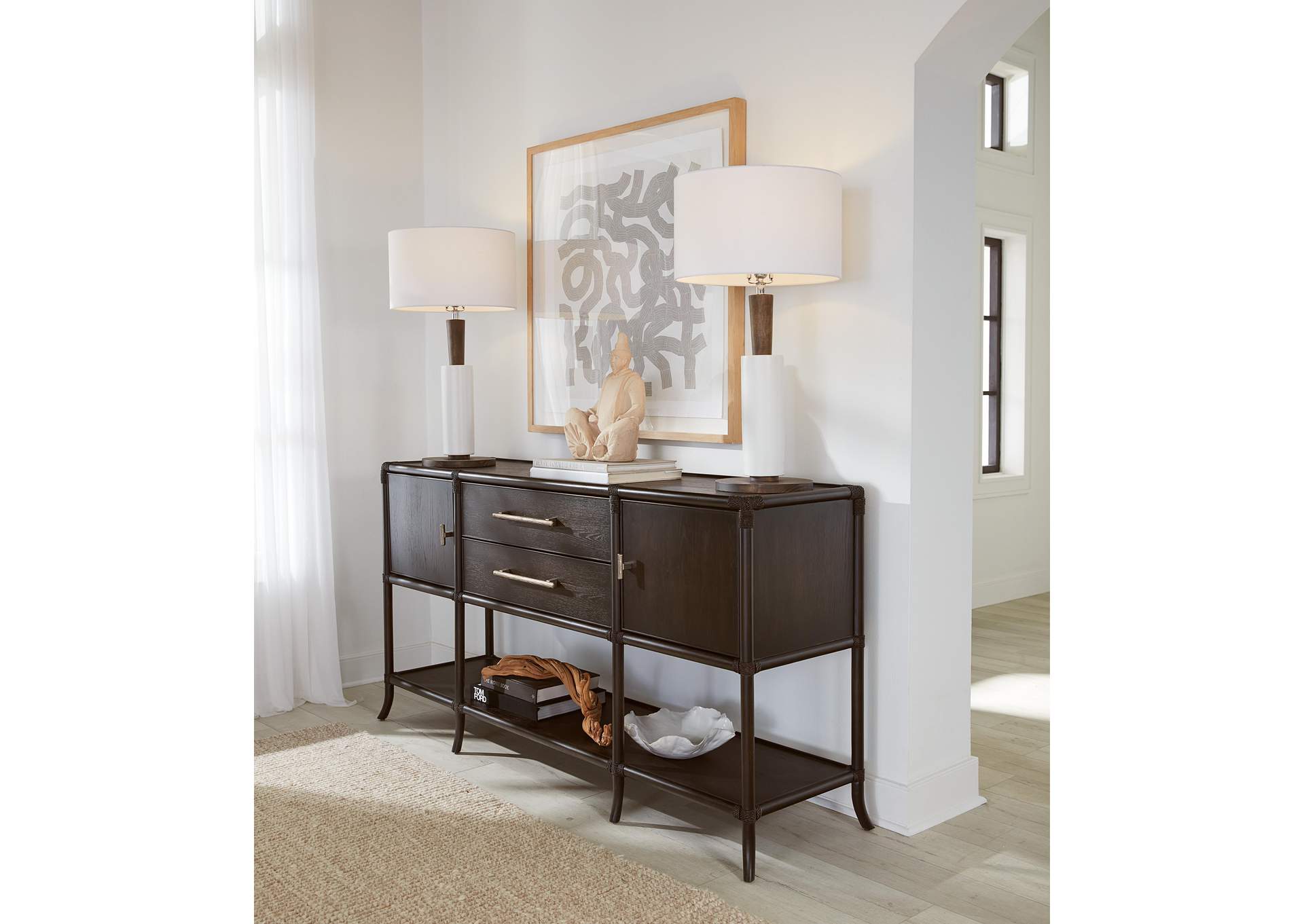 Retreat Pole Rattan Sideboard image 7