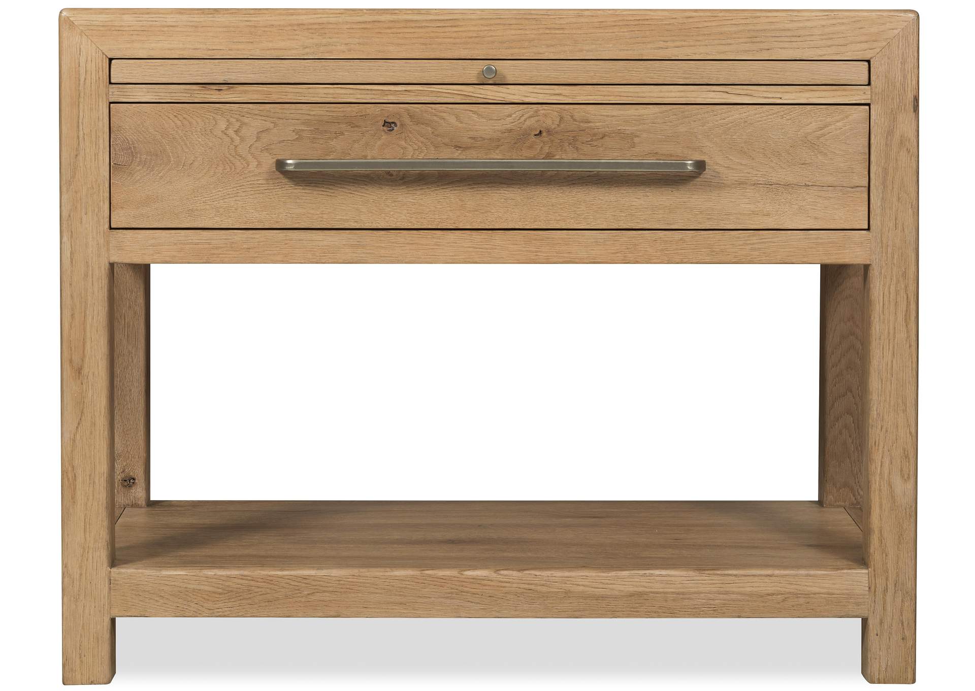 Driftwood One - Drawer Nightstand With Stone image 3