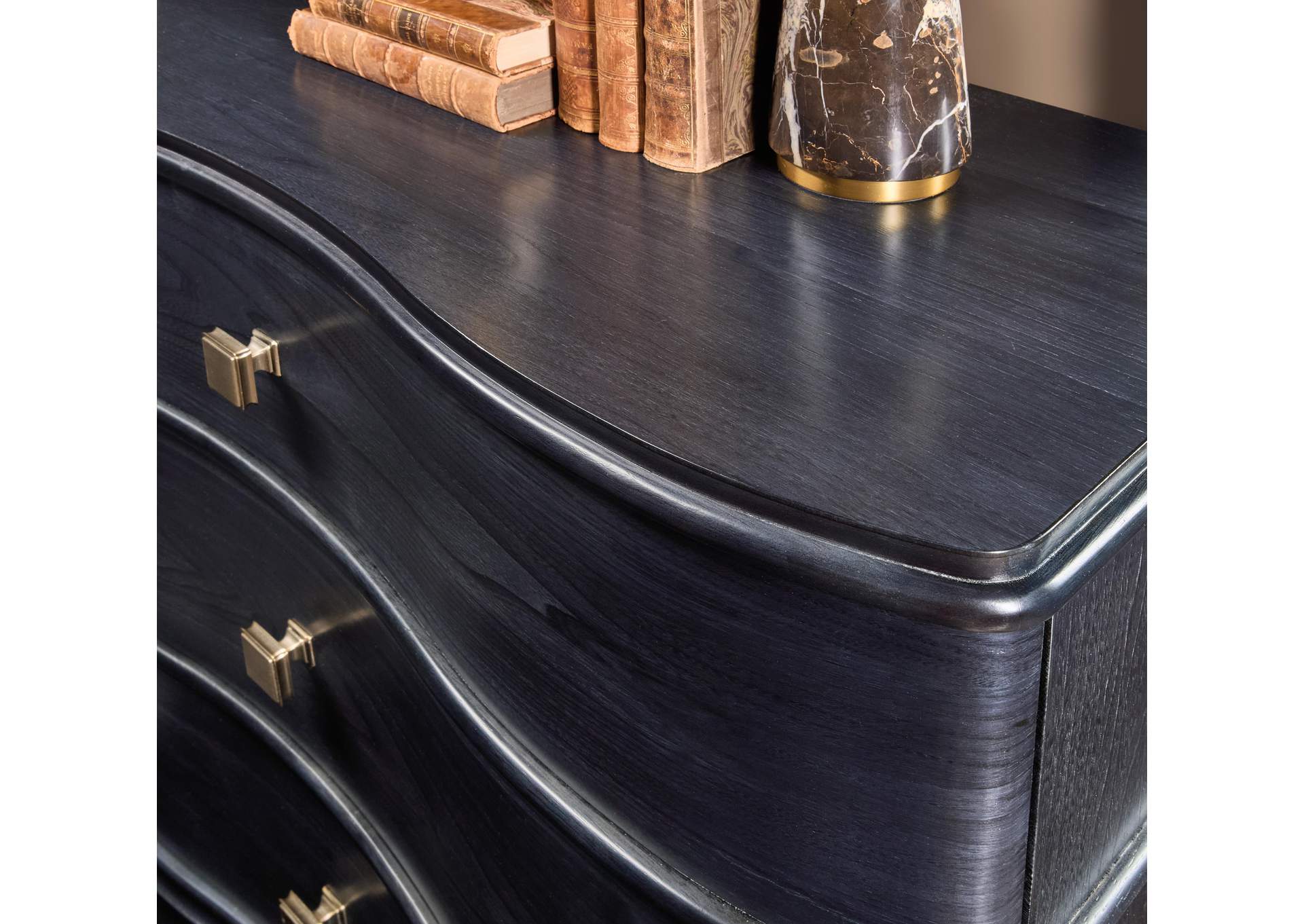 Melange Midnight Merlot Accent Chest image 5