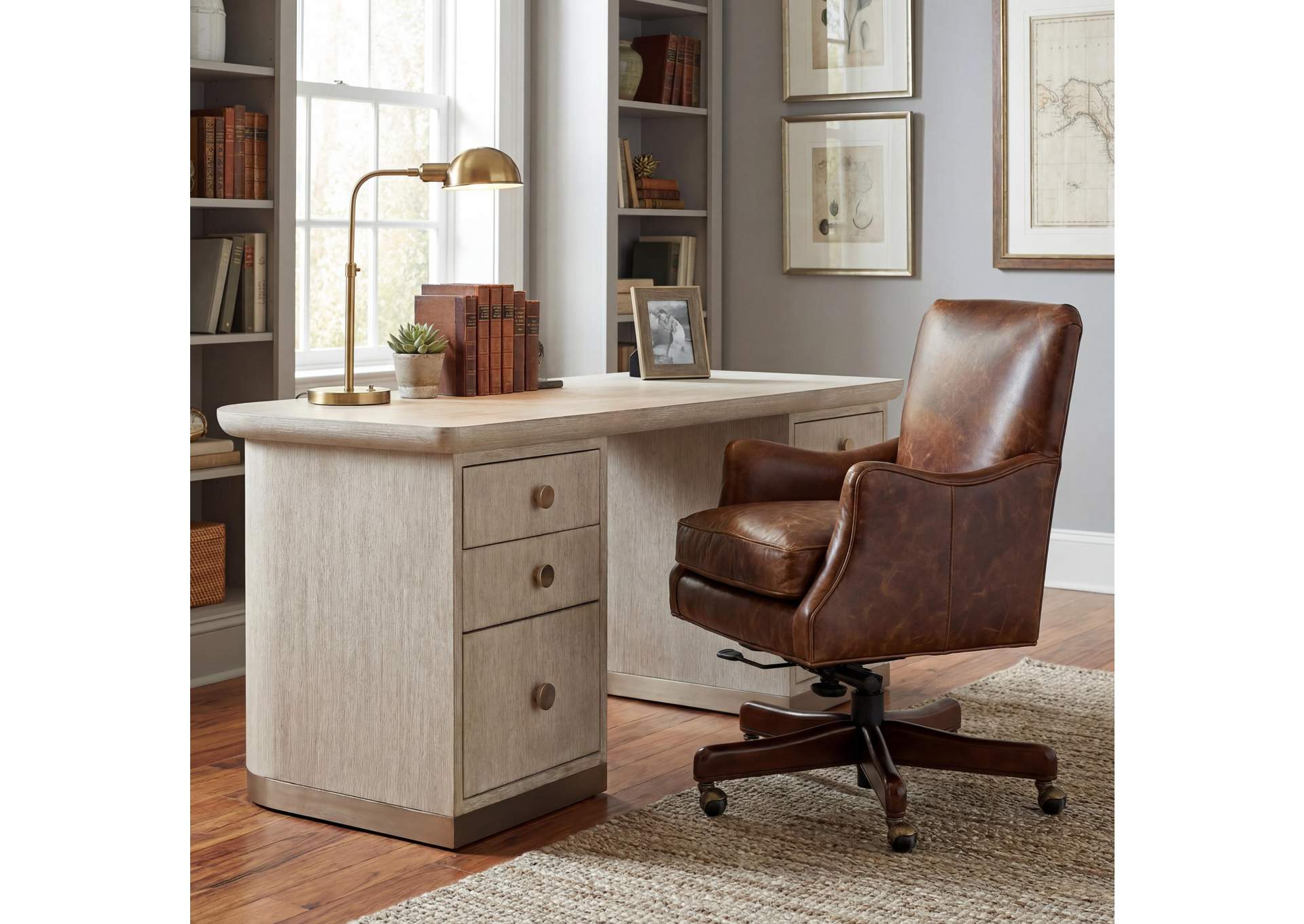 Barker Executive Swivel Tilt Chair image 3
