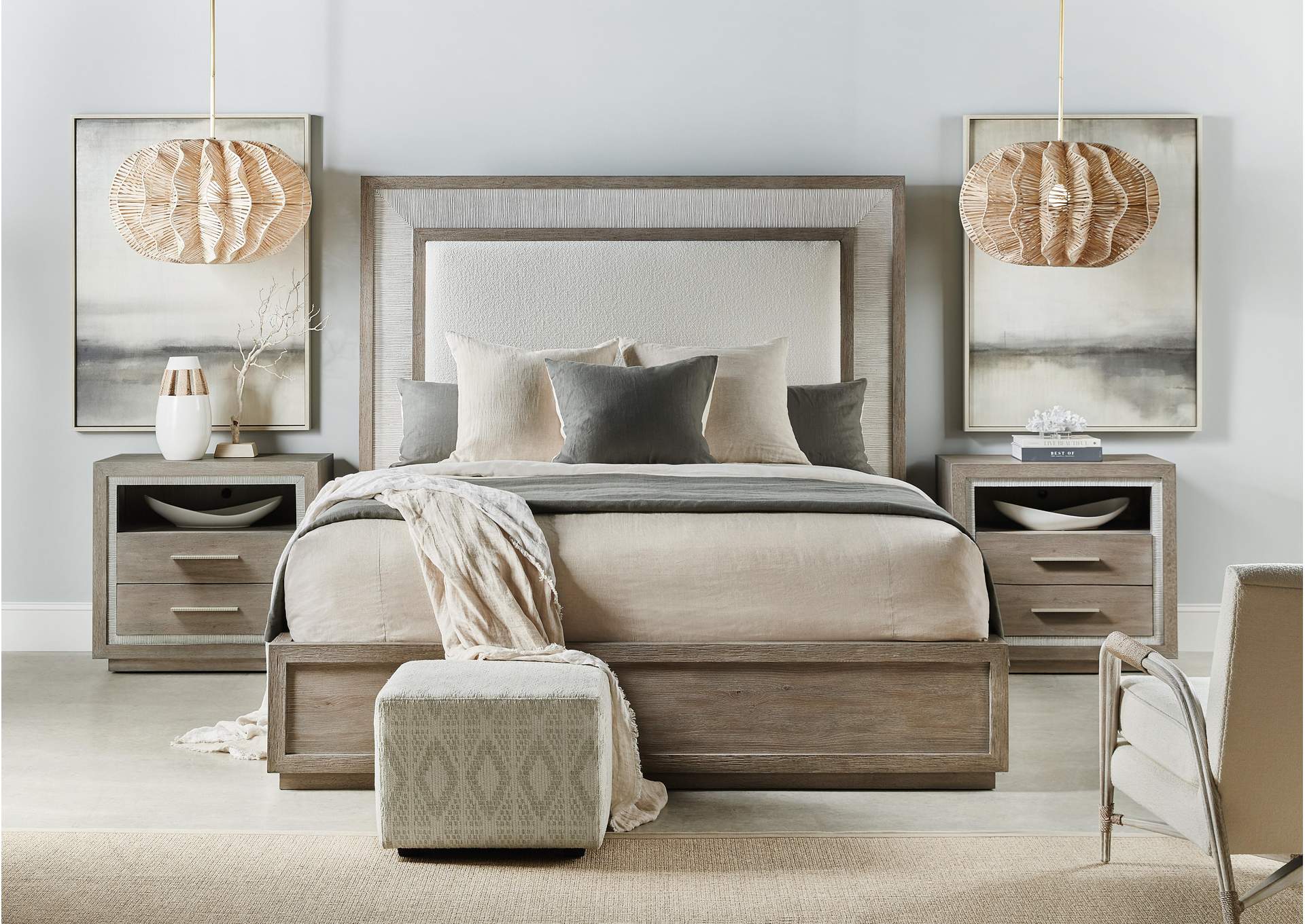 Serenity Balboa Two Drawer Nightstand image 5