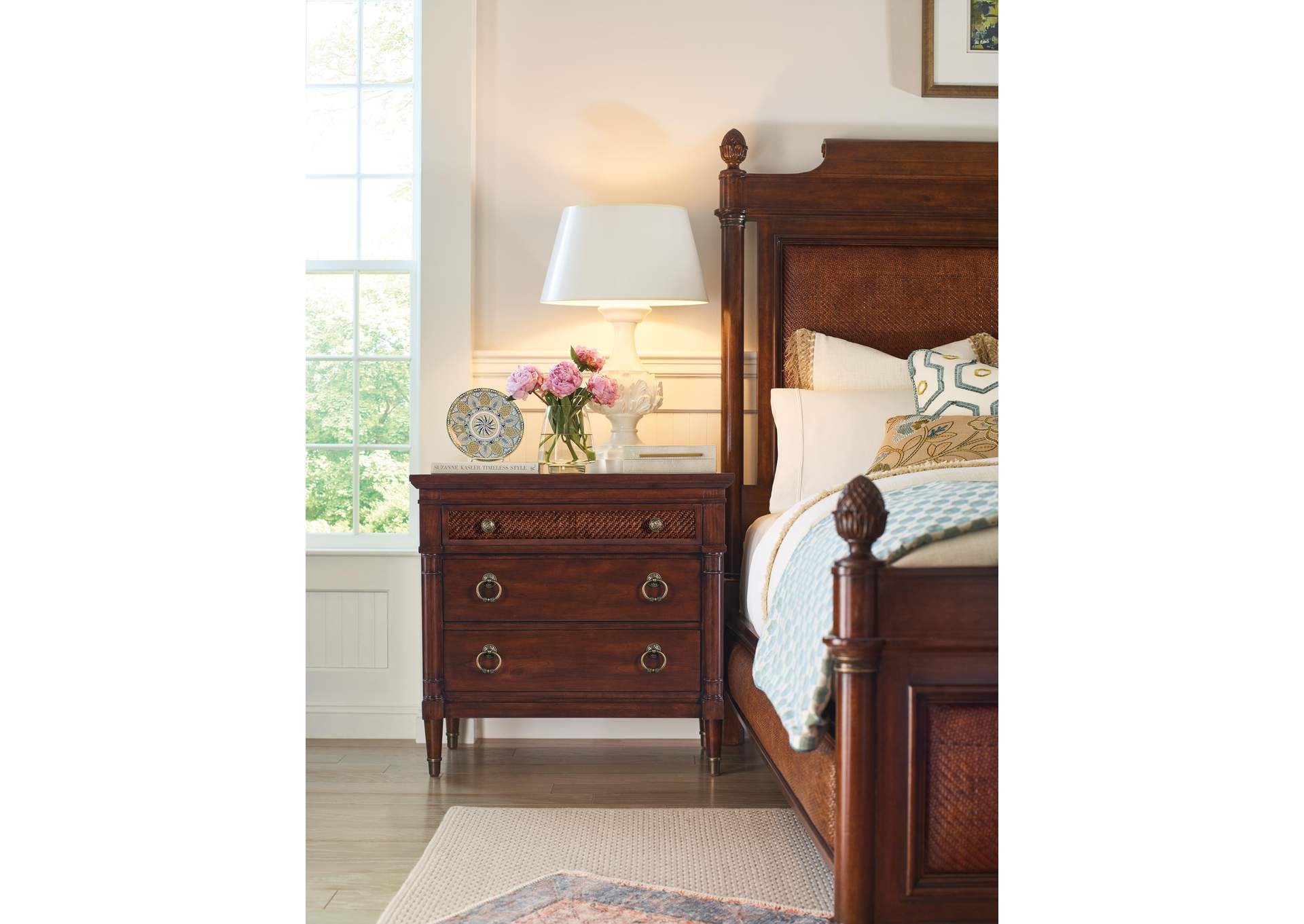 Charleston Three - Drawer Nightstand image 10