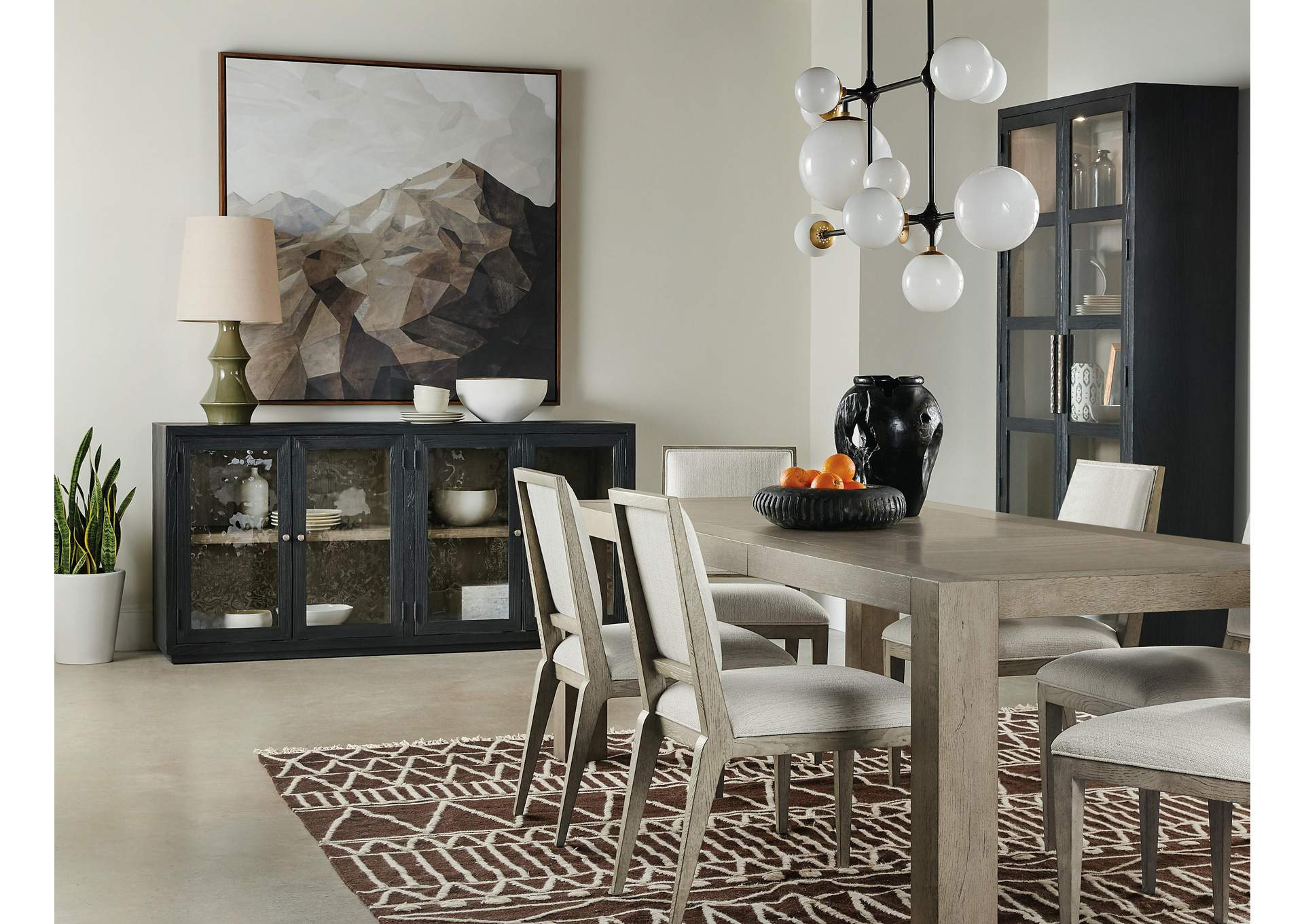 Linville Falls North Fork Rectangle Dining Table With 1 - 24 in Leaf image 6