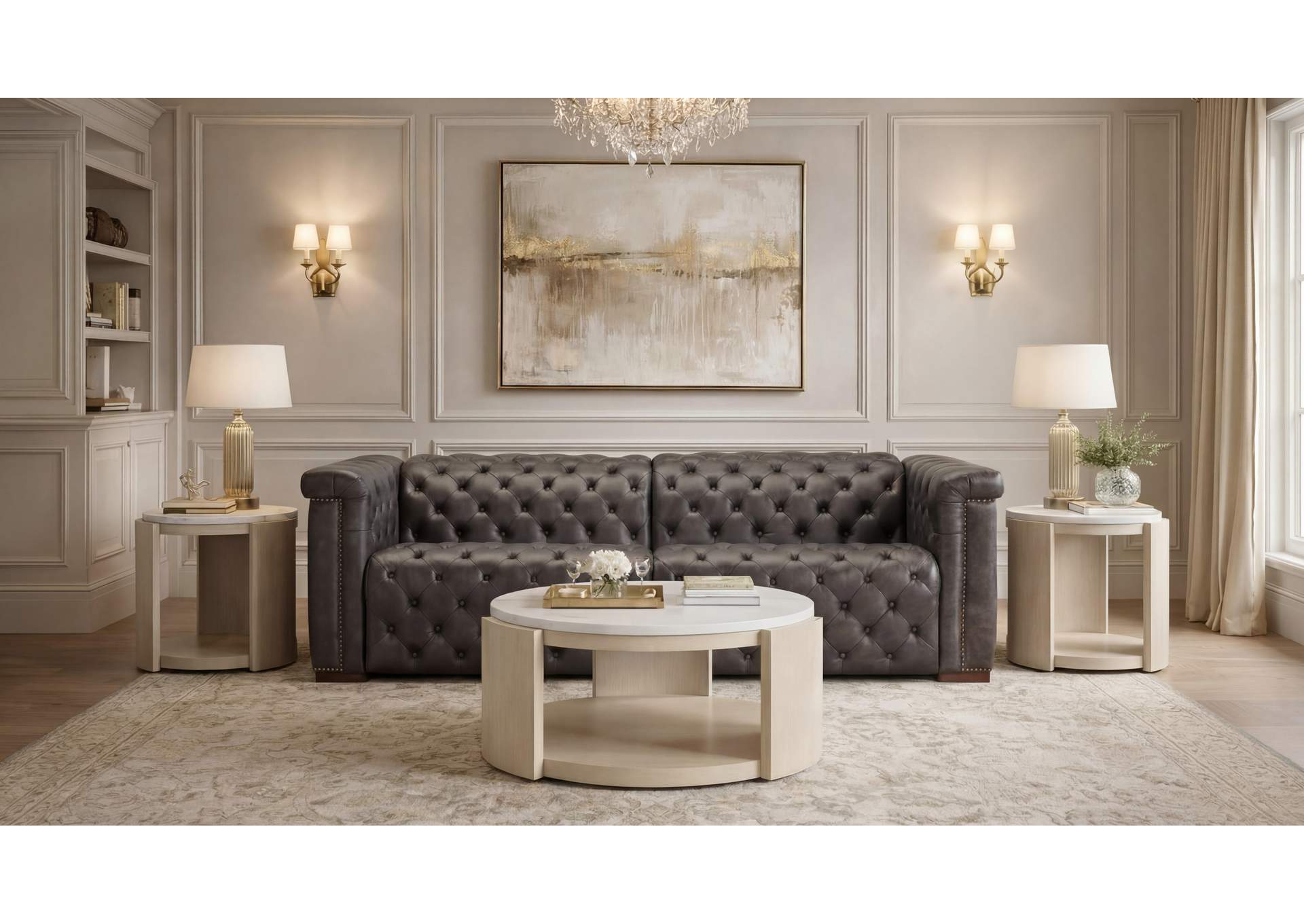 Savion 2 Over 2 Sofa With Power Recline & Power Headrest image 7