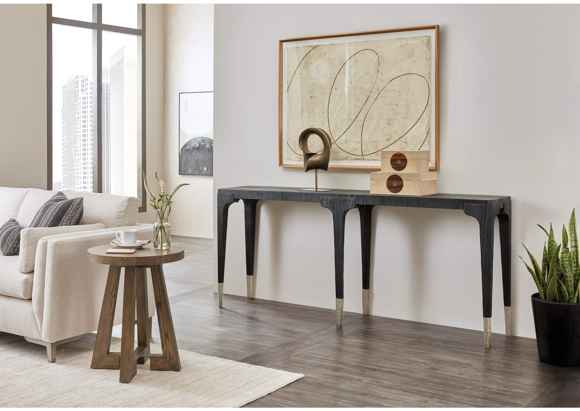 Chapman Shou Sugi Ban Console Table image 4