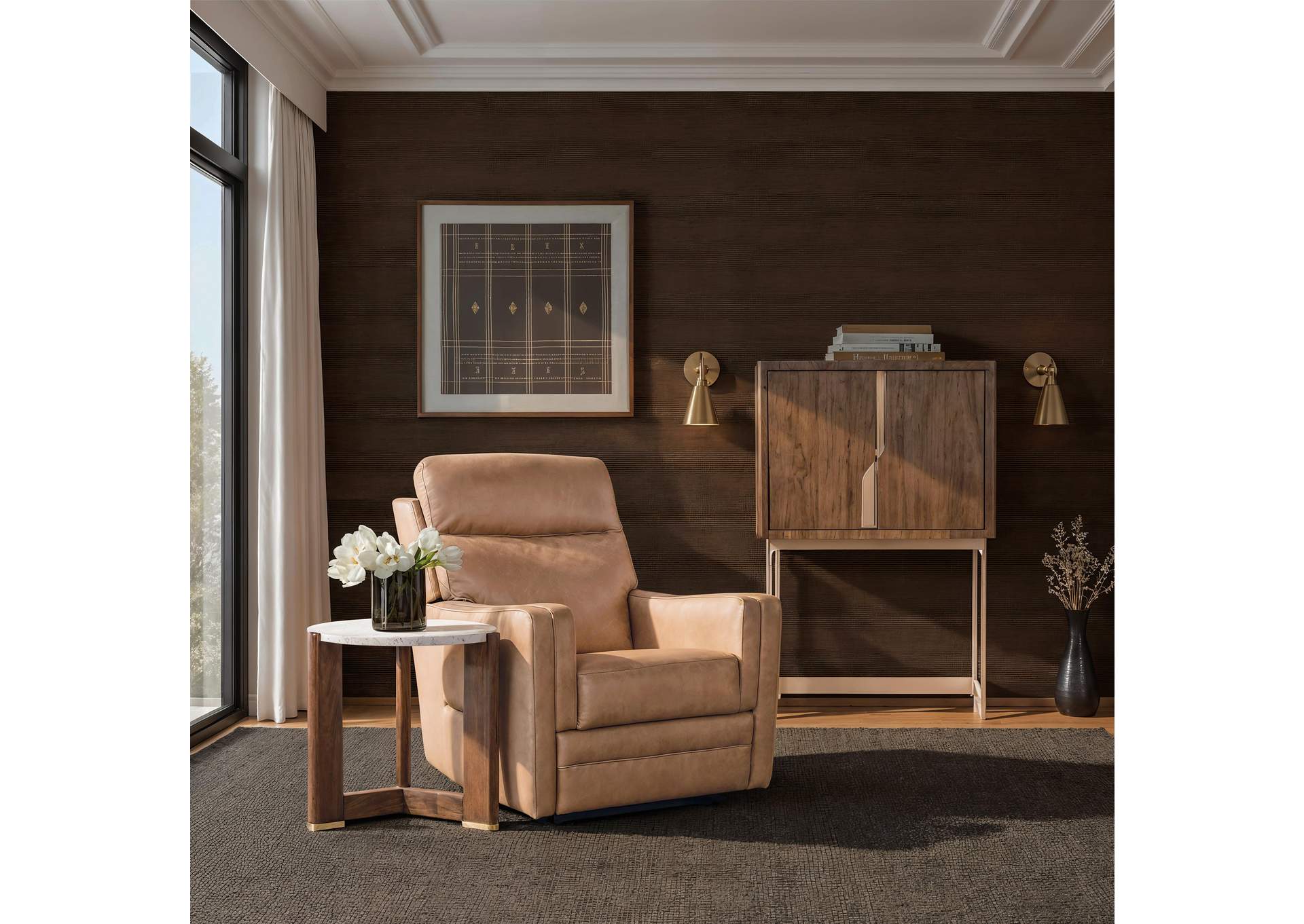 Thyme Power Recliner With Power Headrest, Lumbar & Lift image 10
