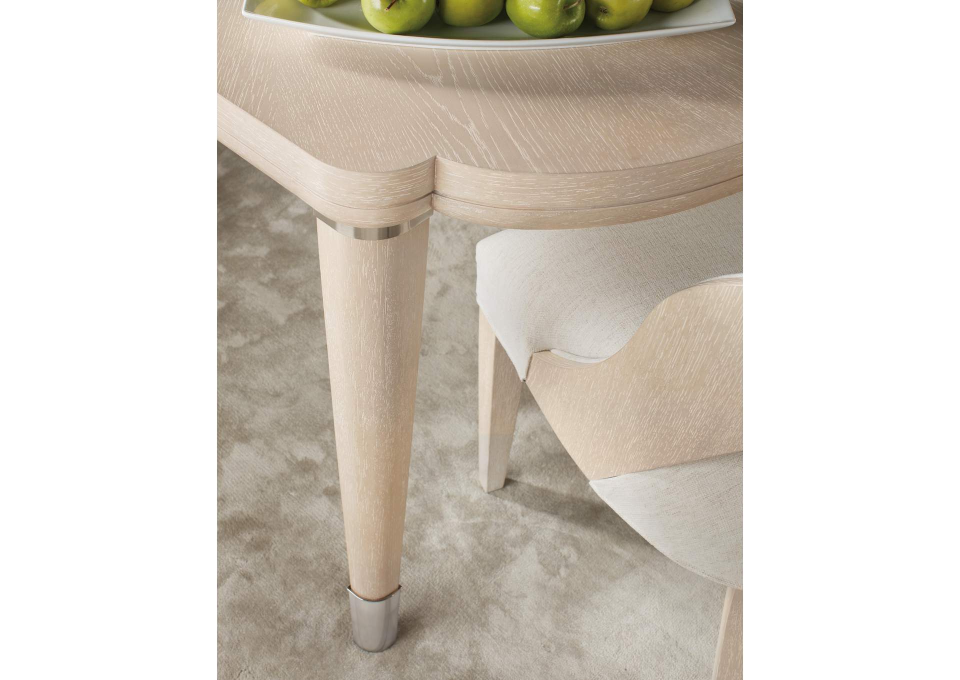 Nouveau Chic Rectangle Dining Table With 1 - 22In Leaf image 8
