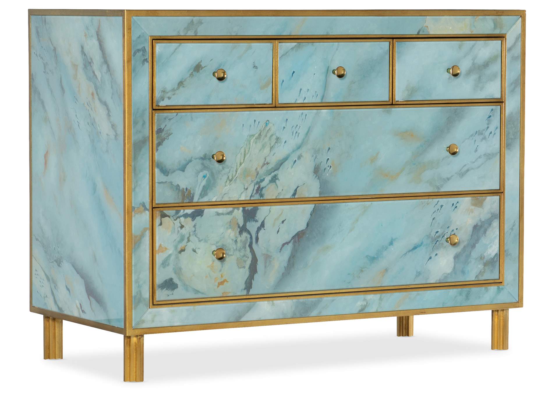 Melange Sorrell Five - Drawer Chest