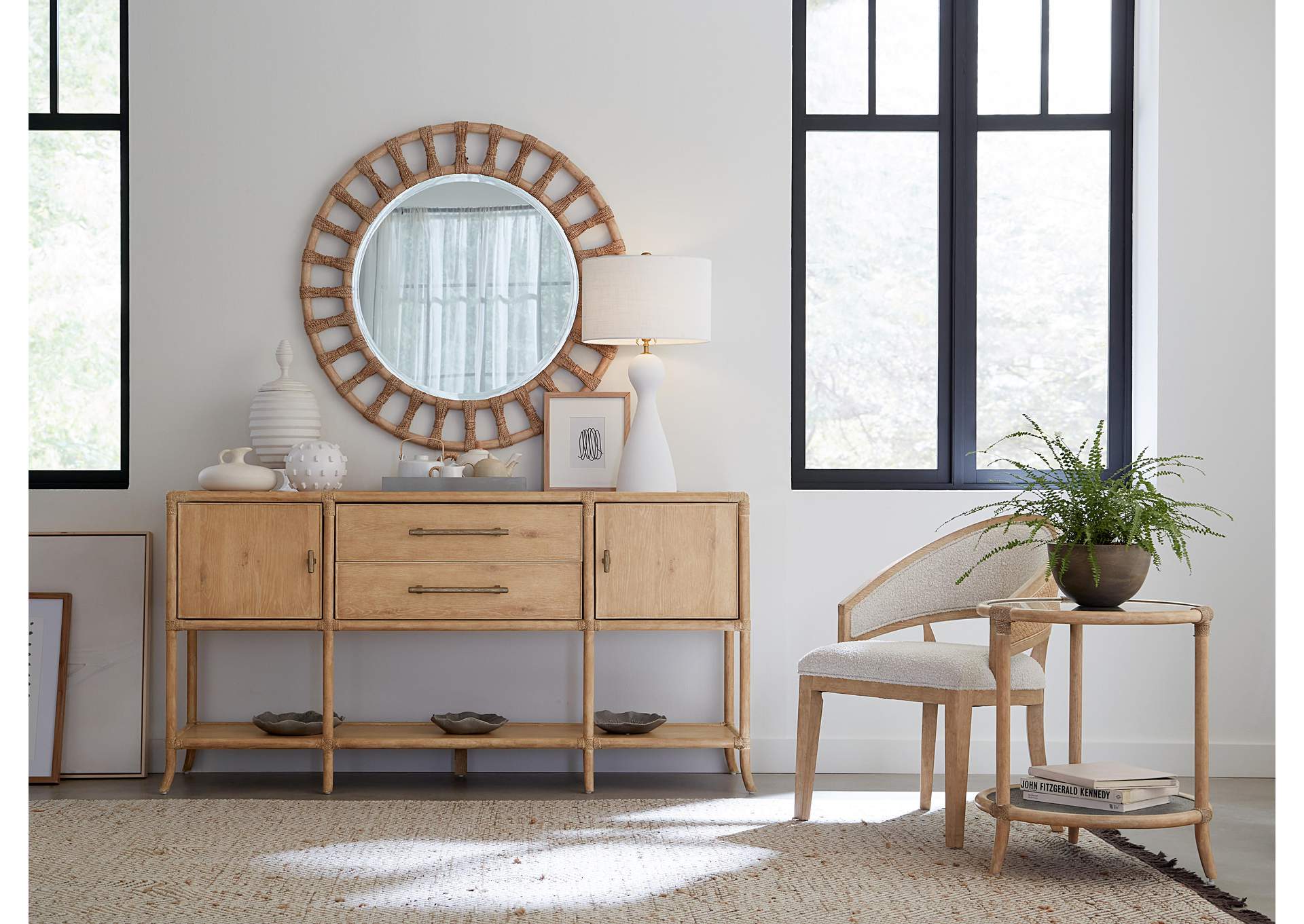 Retreat Pole Rattan Sideboard image 7