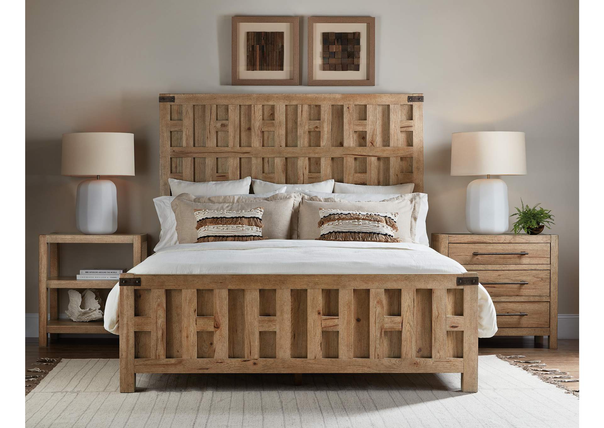 Vineyard Row California King Panel Bed image 5