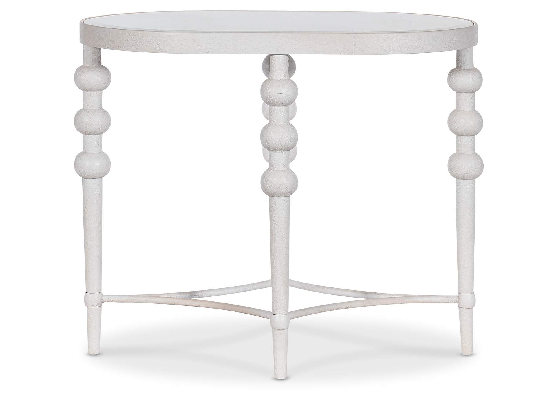 Melange On The Bright Side Oval End Table image 3