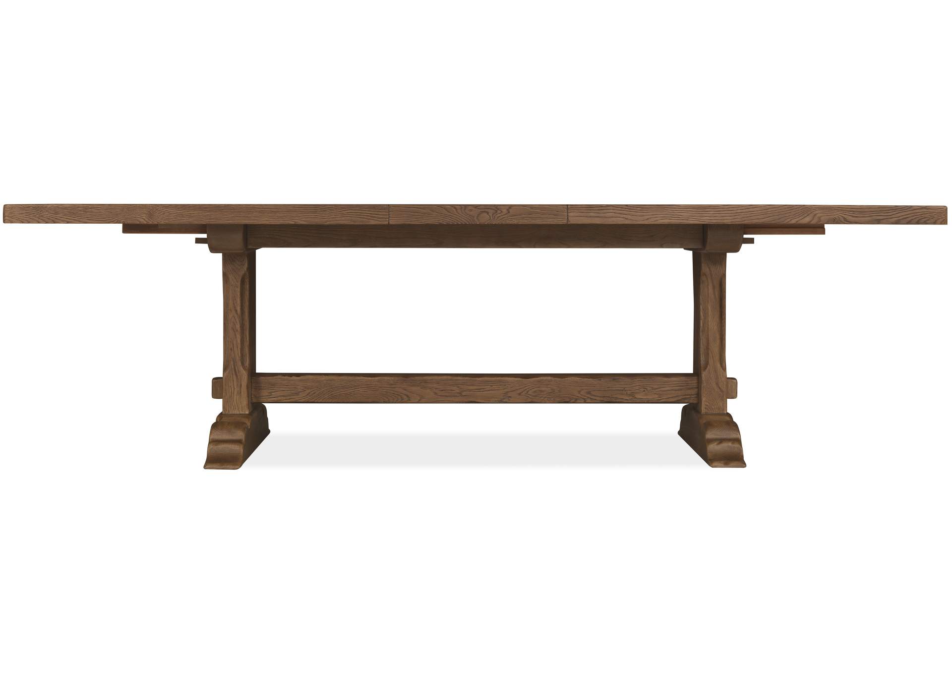 Driftwood Rectangle Dining Table With Two 20 - Inch Leaves image 5