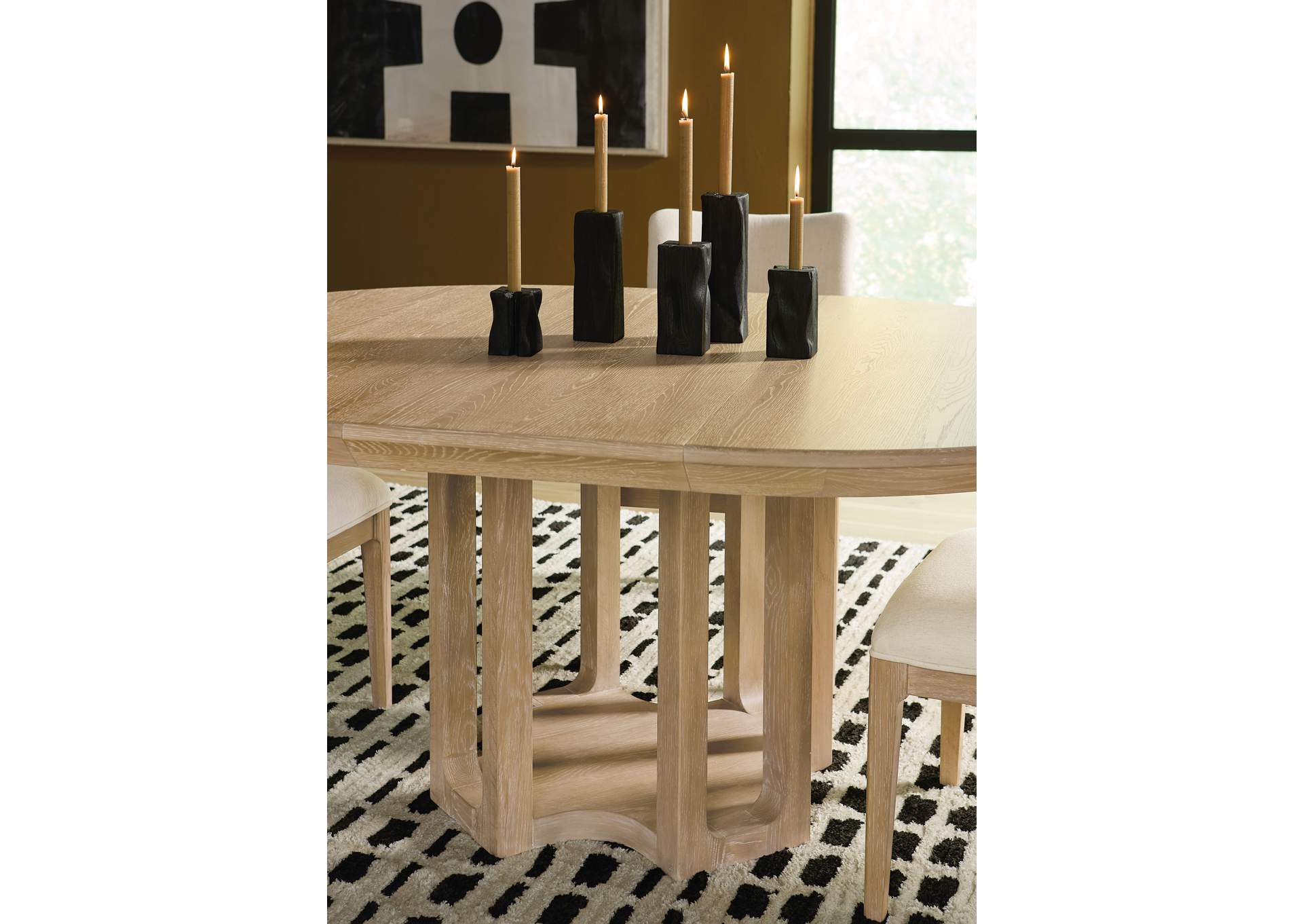 Banyon Bay Round Dining Table With One 18 - Inch Leaf image 8
