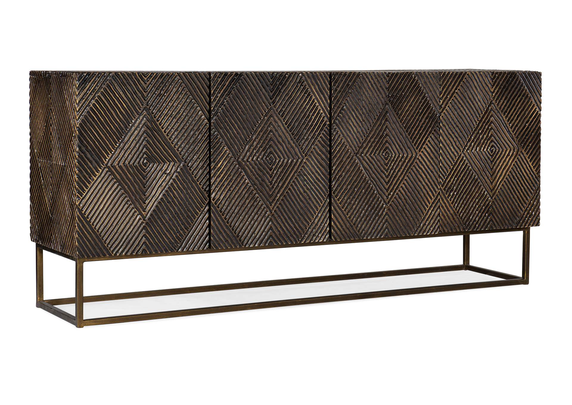 Melange Marcellus Four Door Credenza