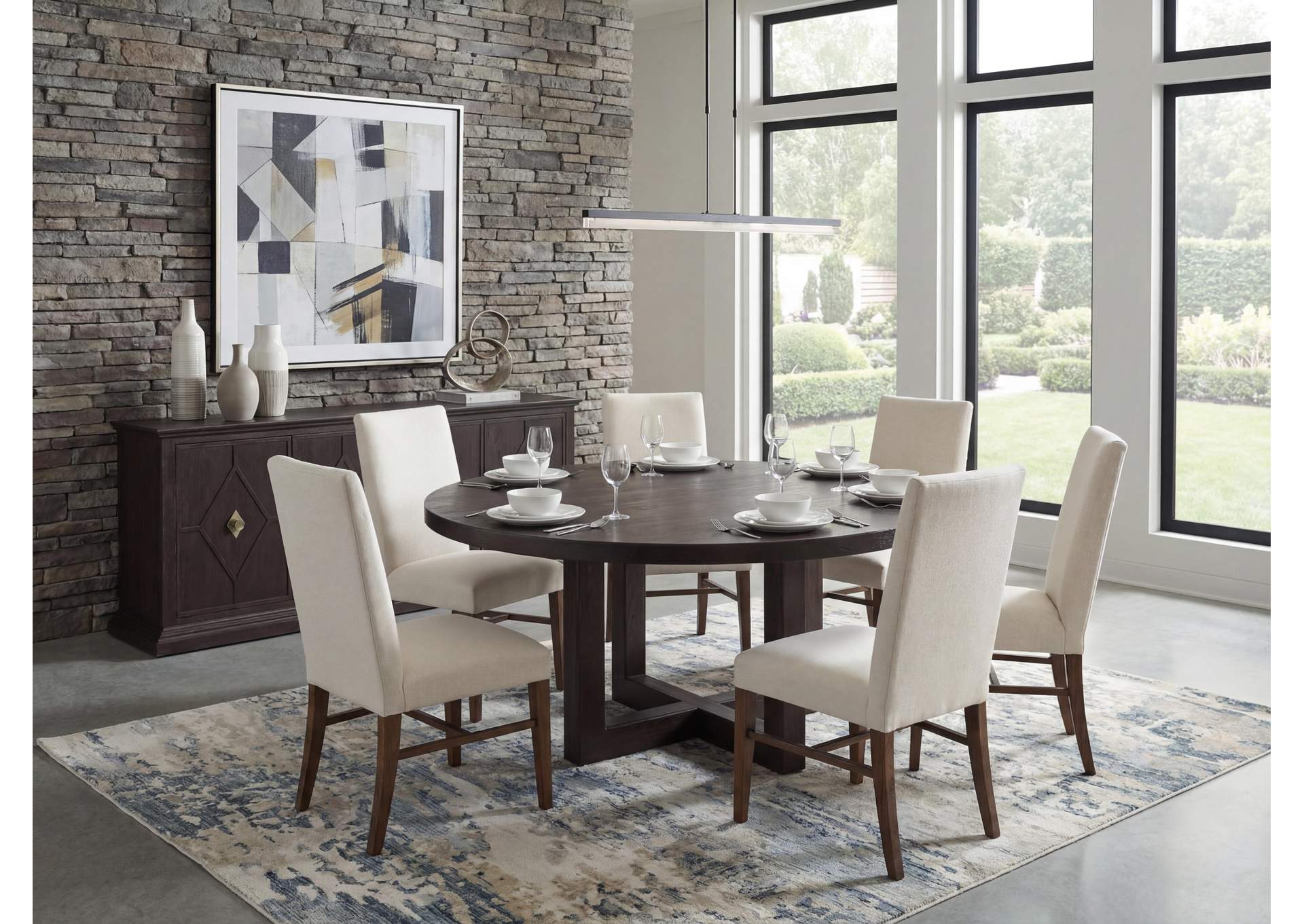 Driftwood Upholstered Side Chair image 6