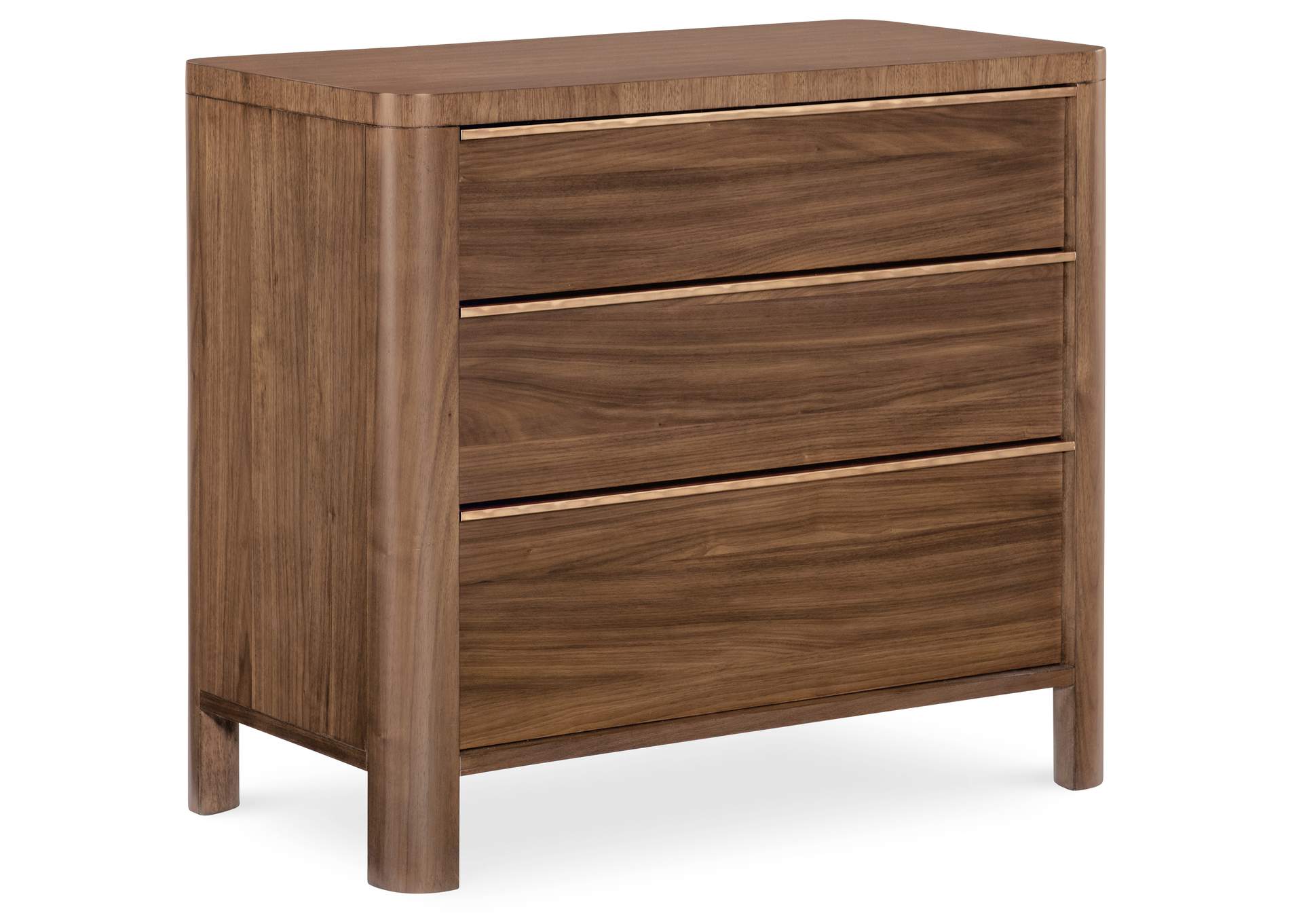 Eleana Three Drawer Nightstand image 1