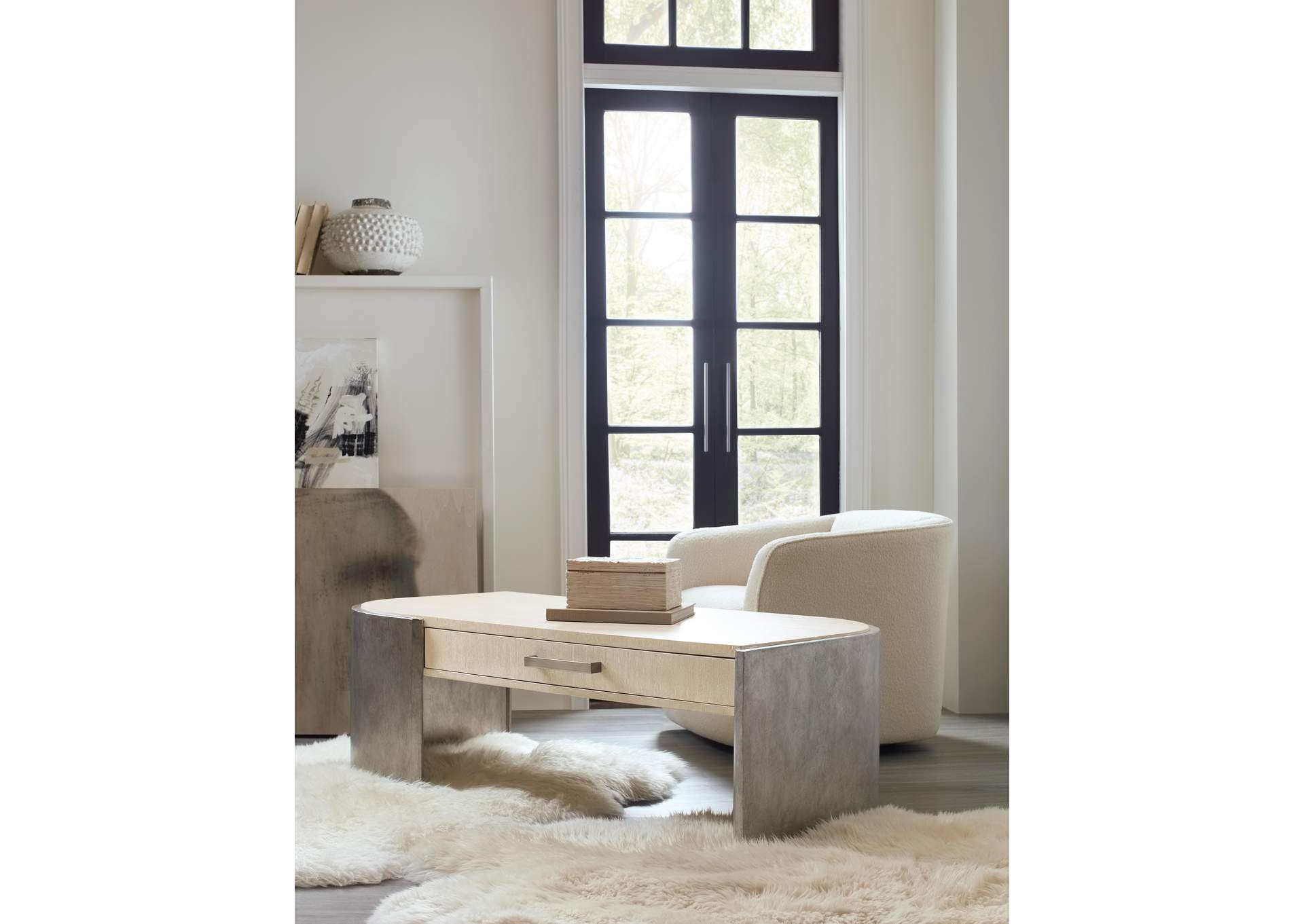 Melange Silverfrost Cocktail Table image 6