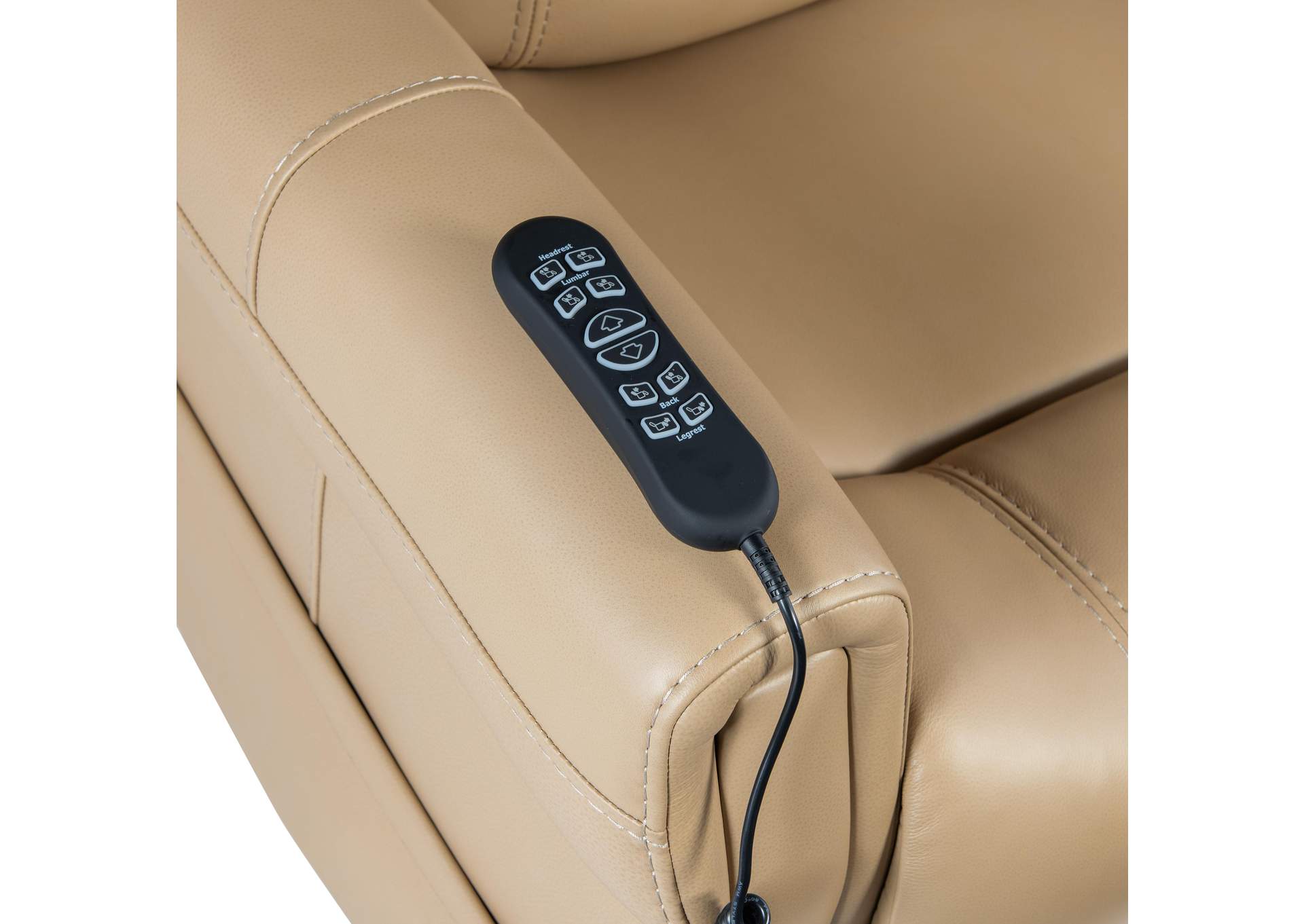 Carroll Power Recliner With Power Headrest, Lumbar & Lift image 10