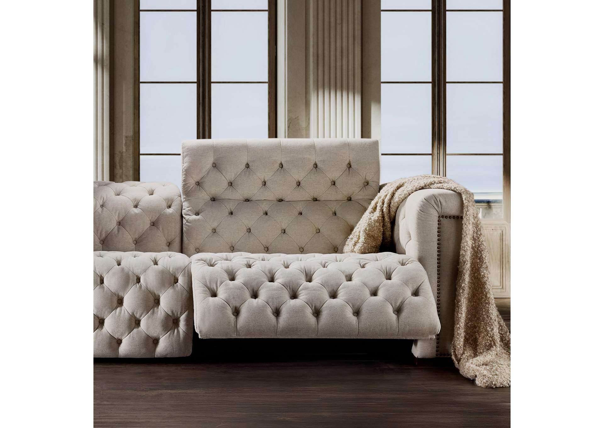 Savion Deux Sofa With Power Recliners and Power Headrests image 8