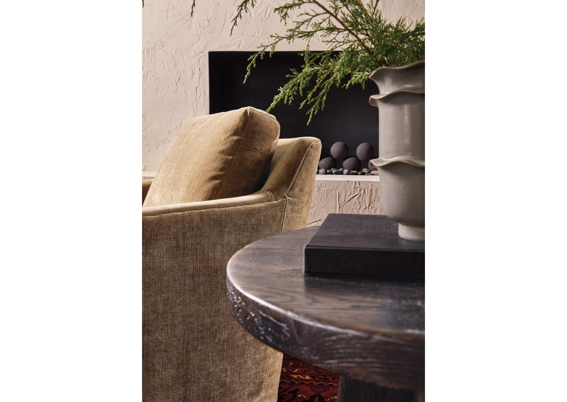 Driftwood Round End Table image 6