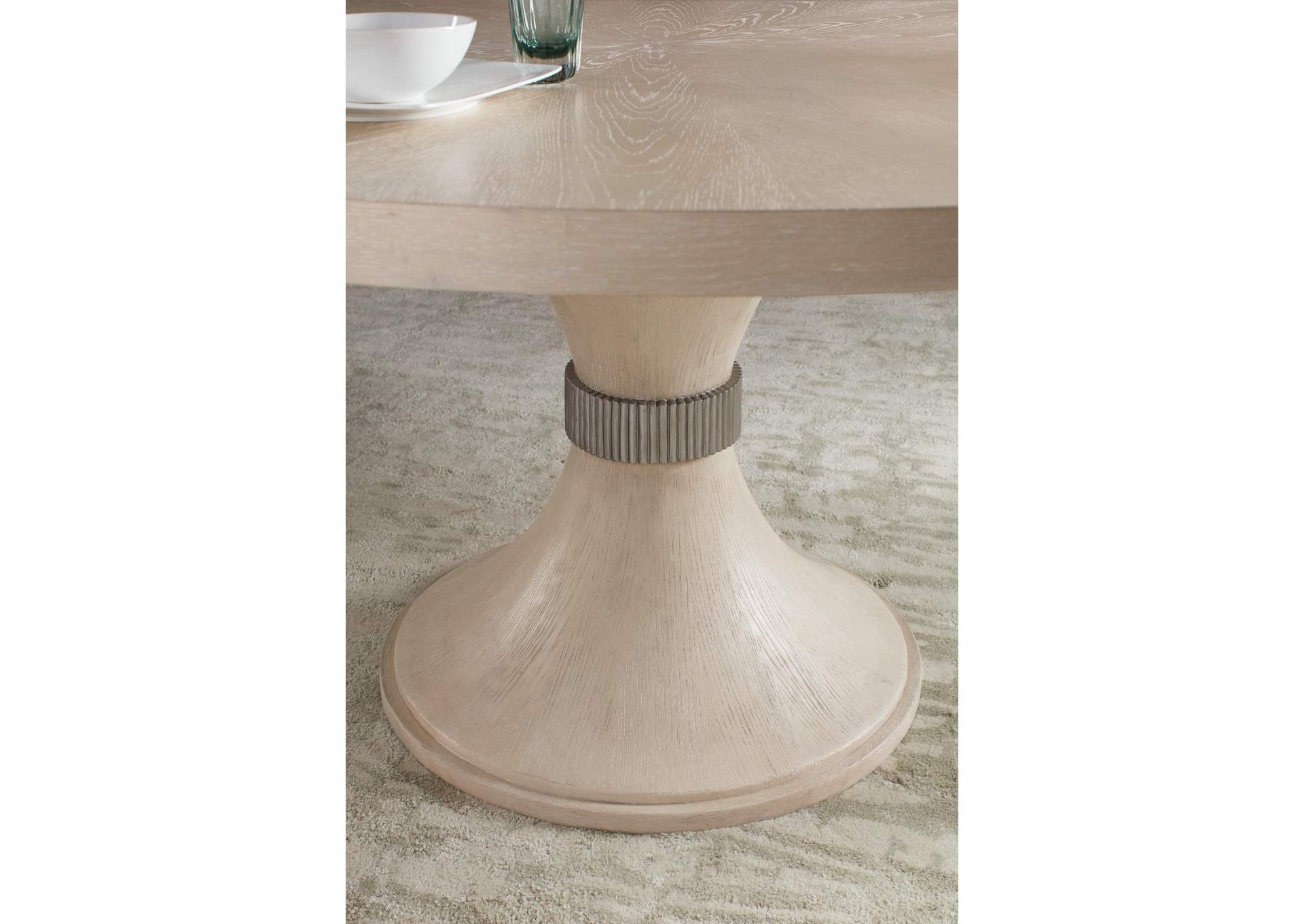 Nouveau Chic Round Pedestal Dining Table image 5