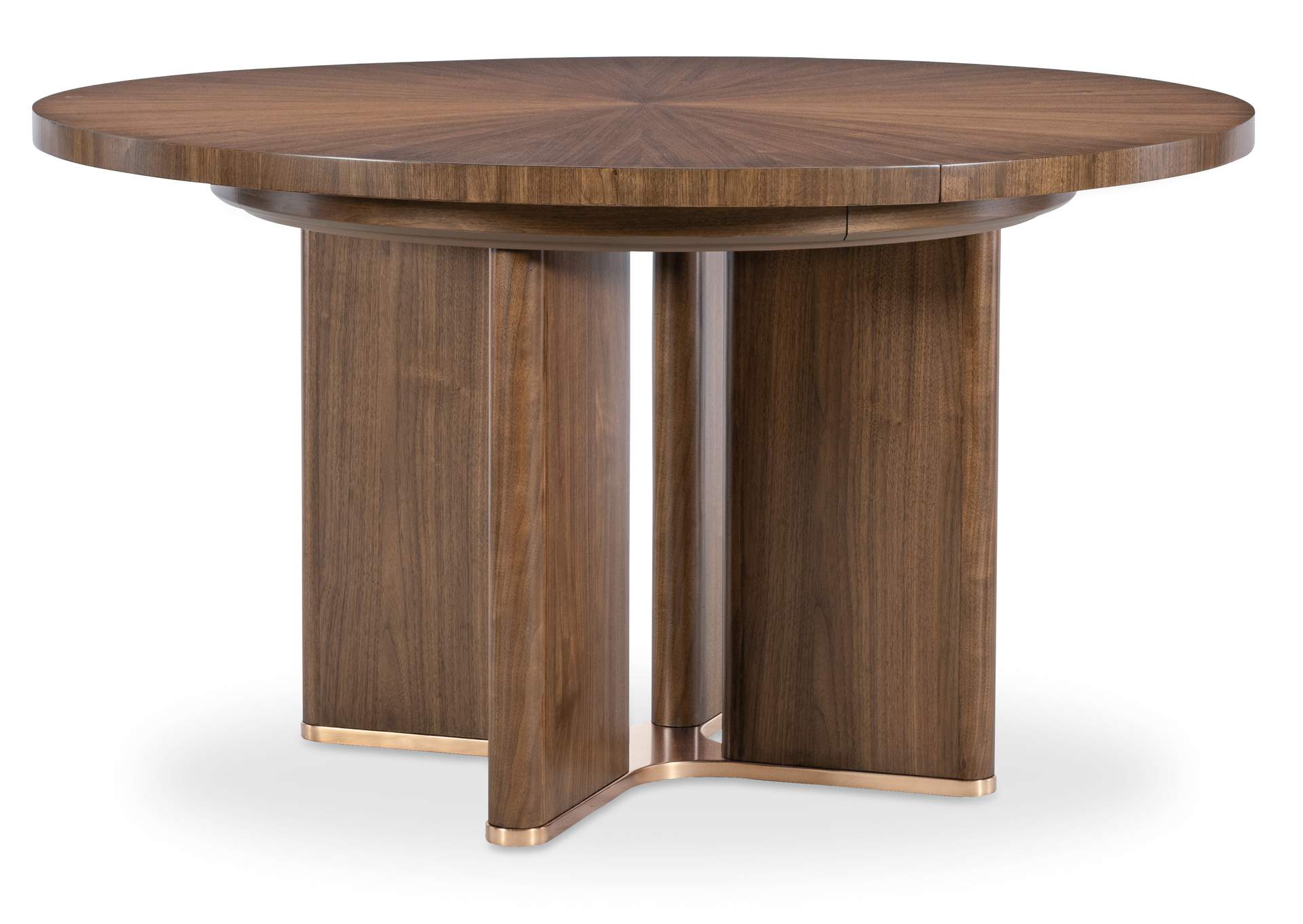 Eleana Round Dining Table With One 20 - Inch Leaf image 1