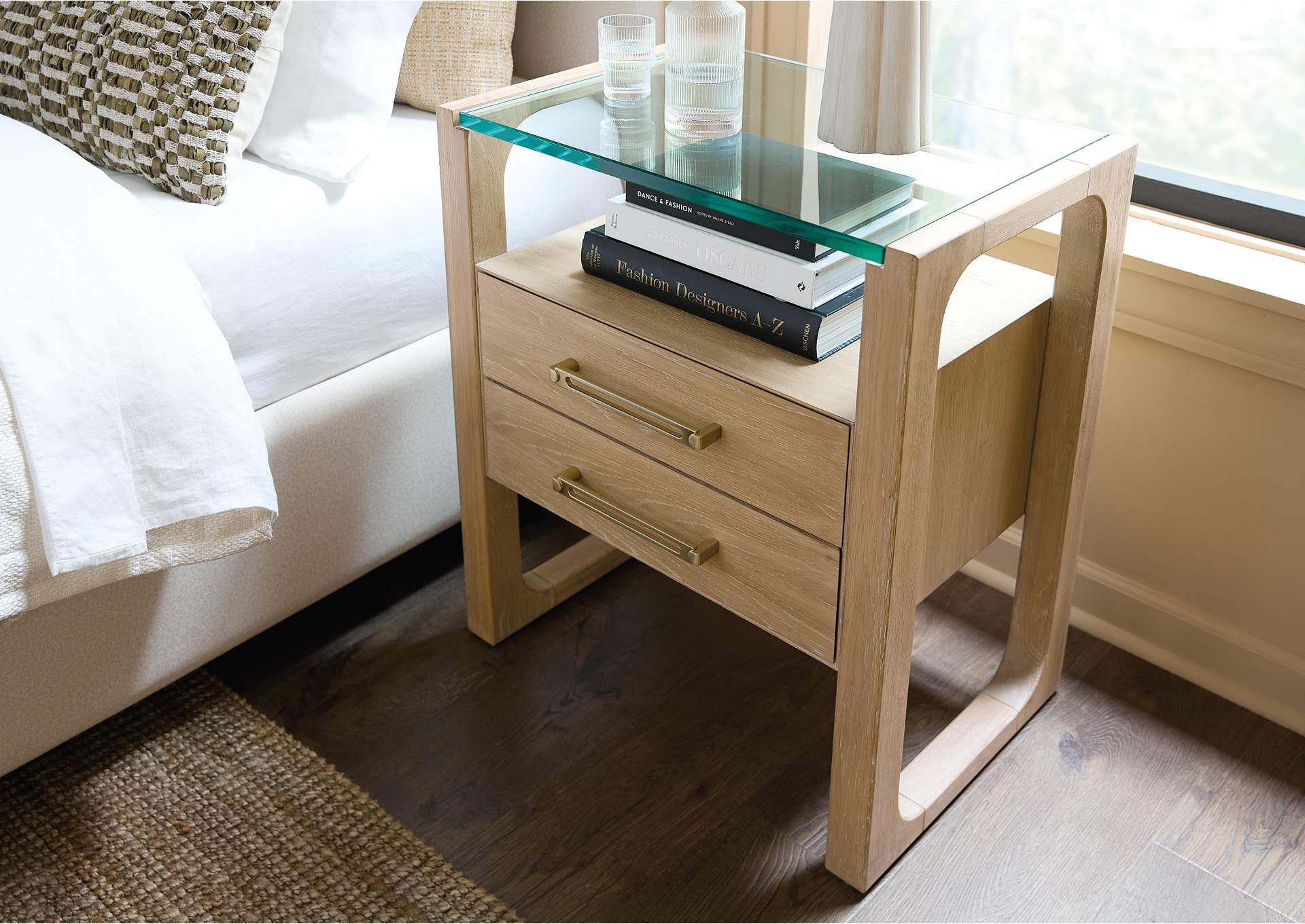 Banyon Bay Two Drawer Nightstand image 6