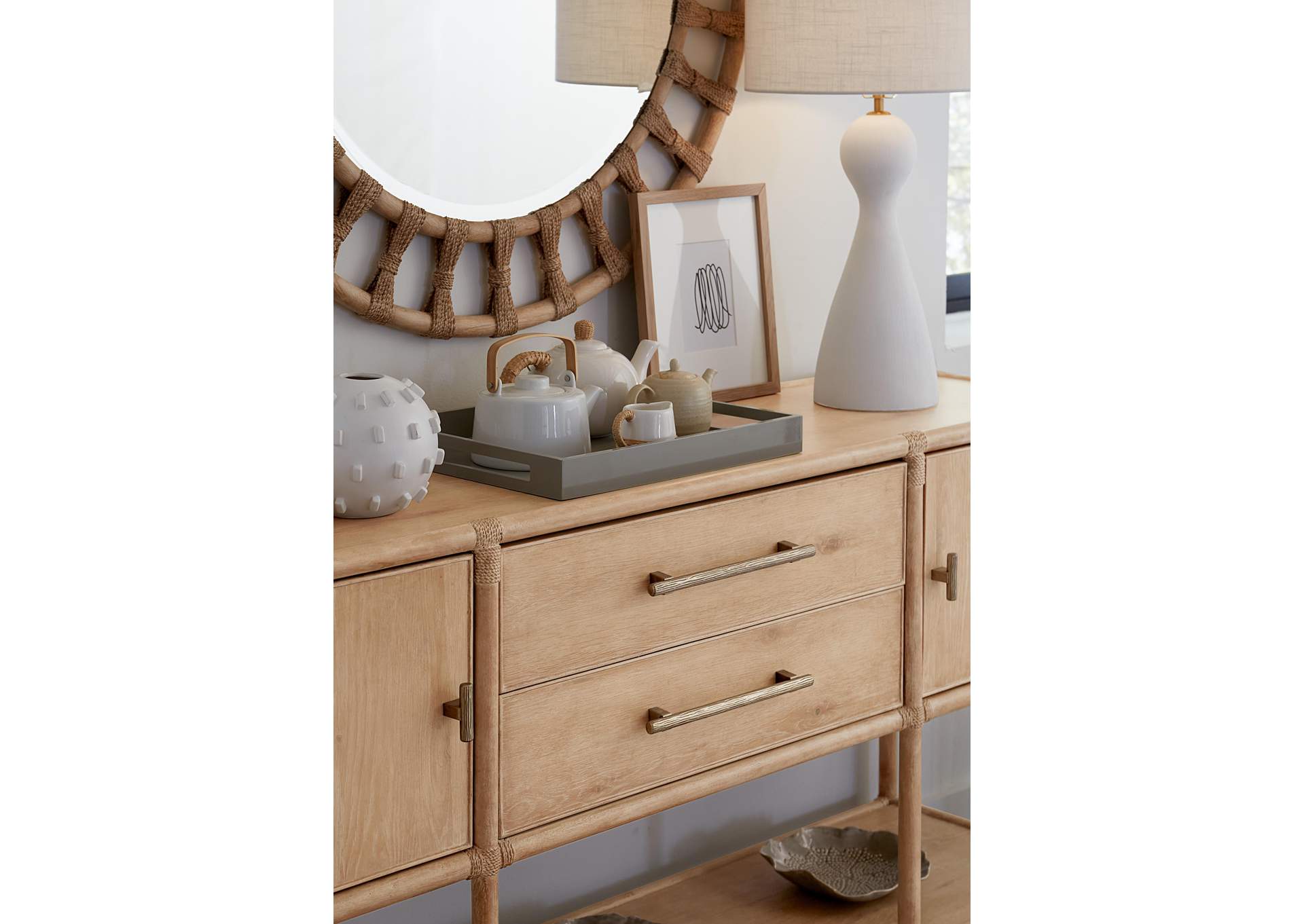 Retreat Pole Rattan Sideboard image 6