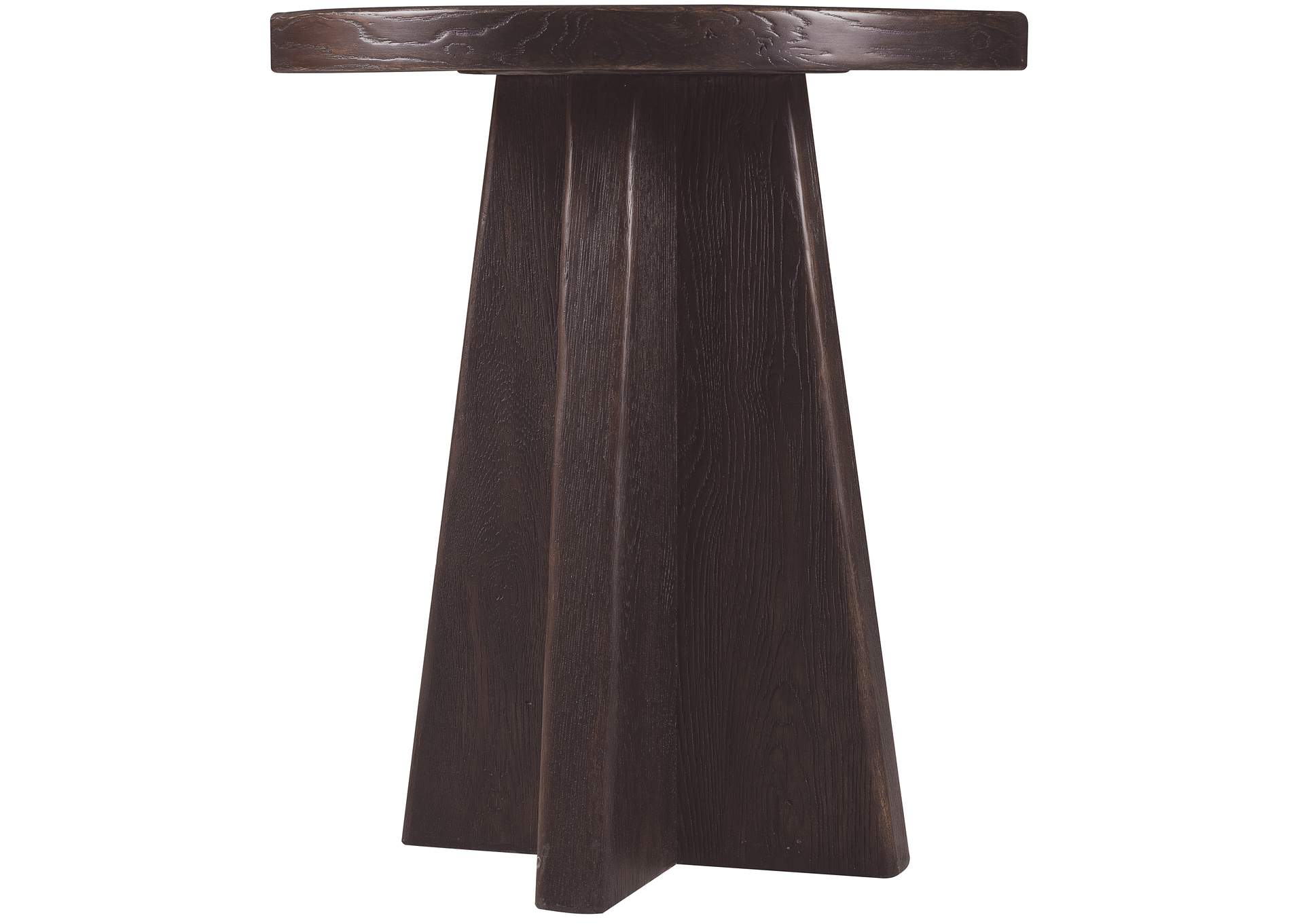 Driftwood Round End Table image 1
