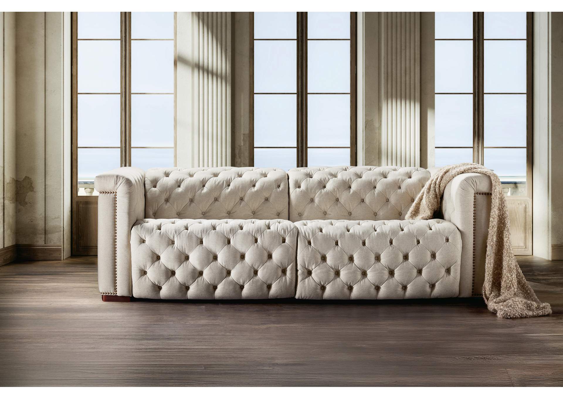Savion Deux Sofa With Power Recliners and Power Headrests image 9