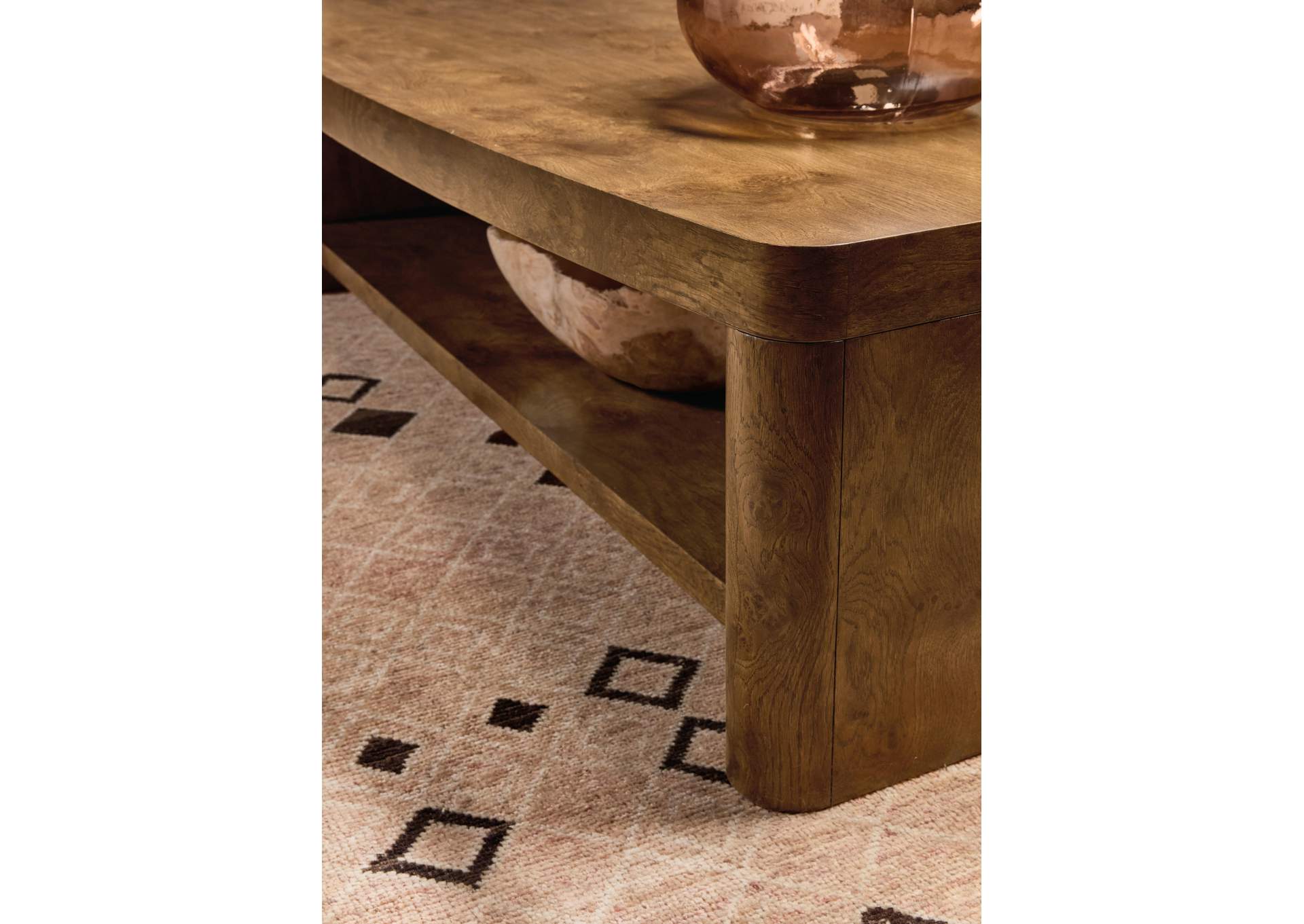 Melange Romano Rectangle Cocktail Table image 5