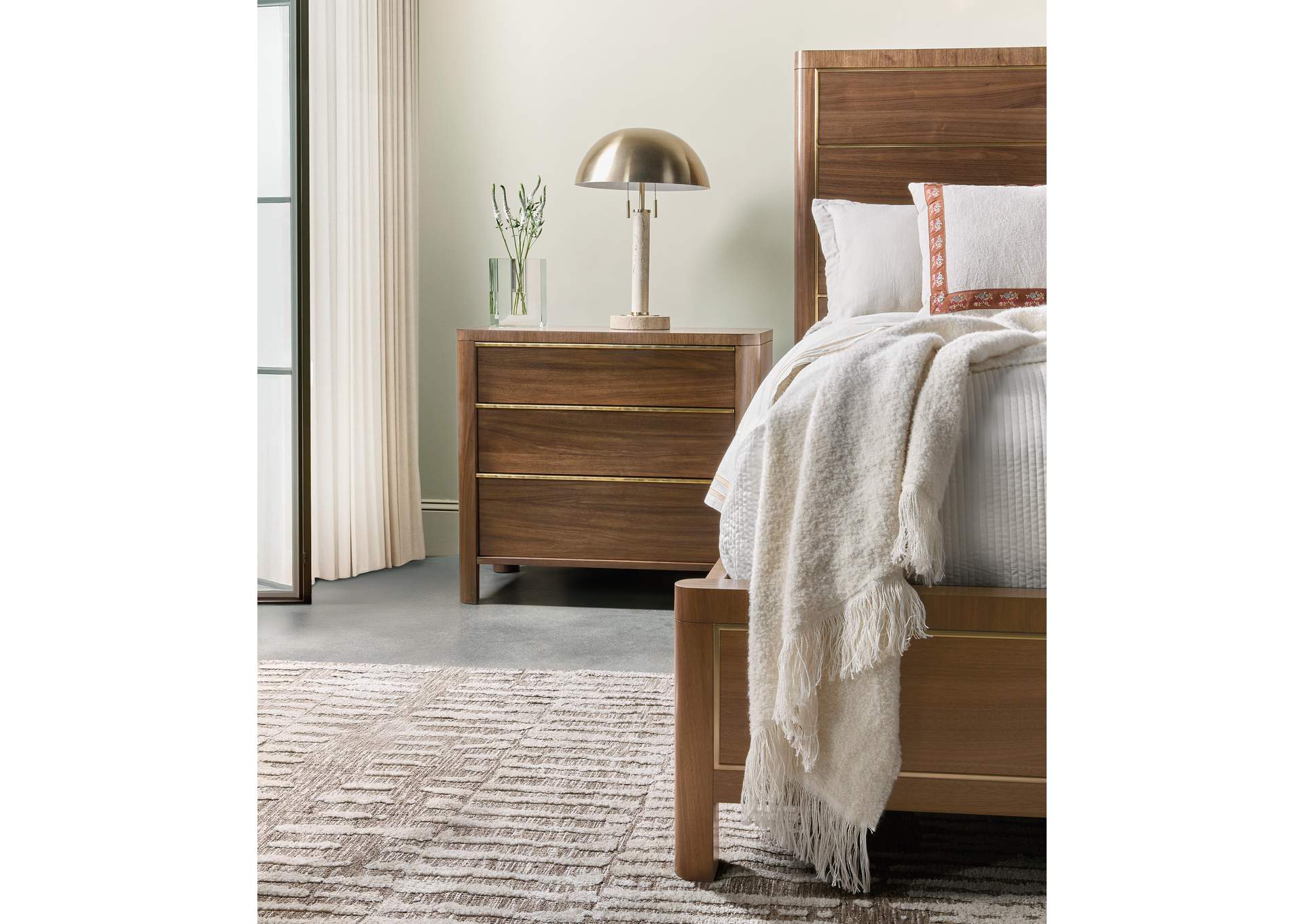 Eleana Three Drawer Nightstand image 5