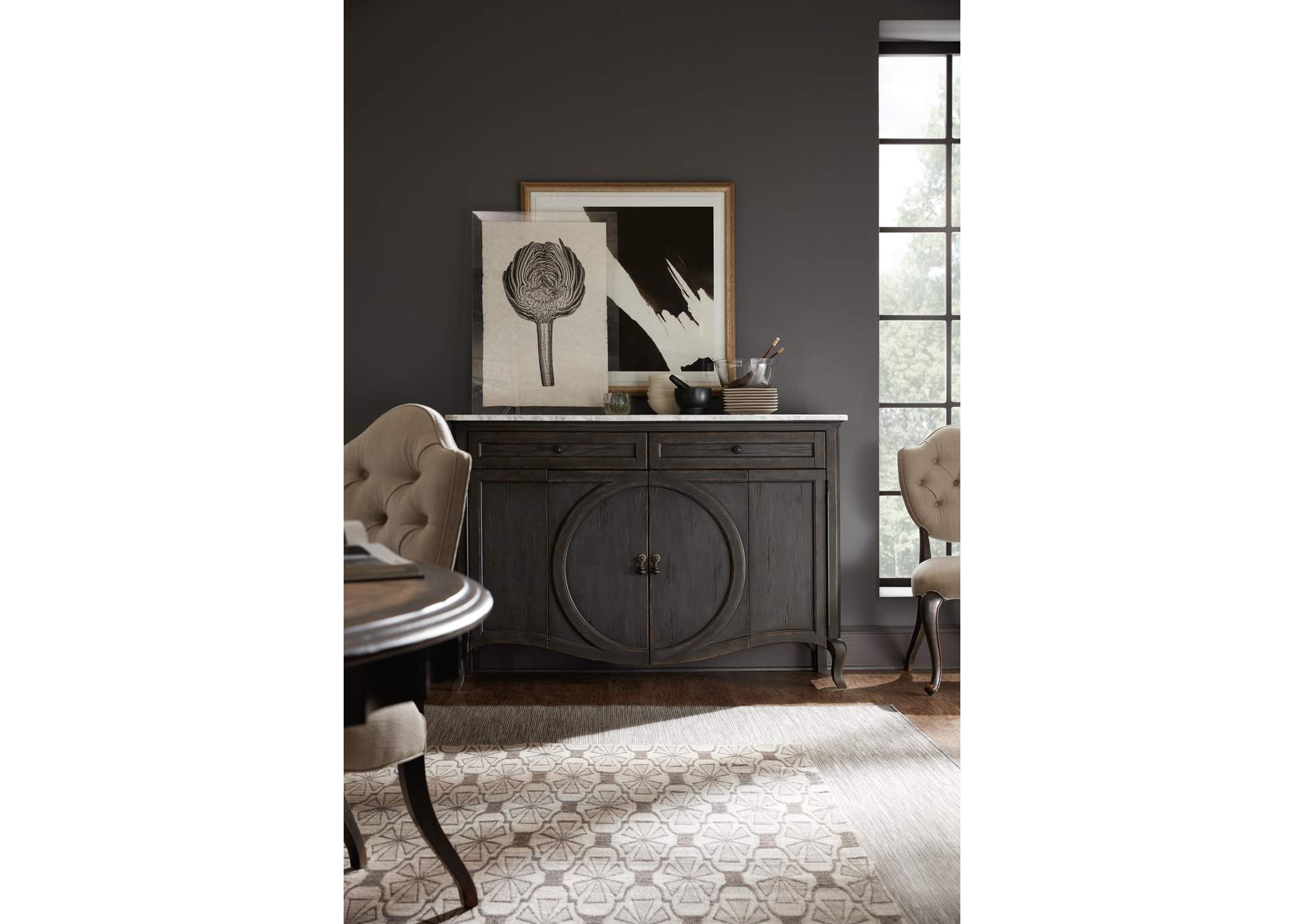 Melange Four - Door Two - Drawer Credenza image 4