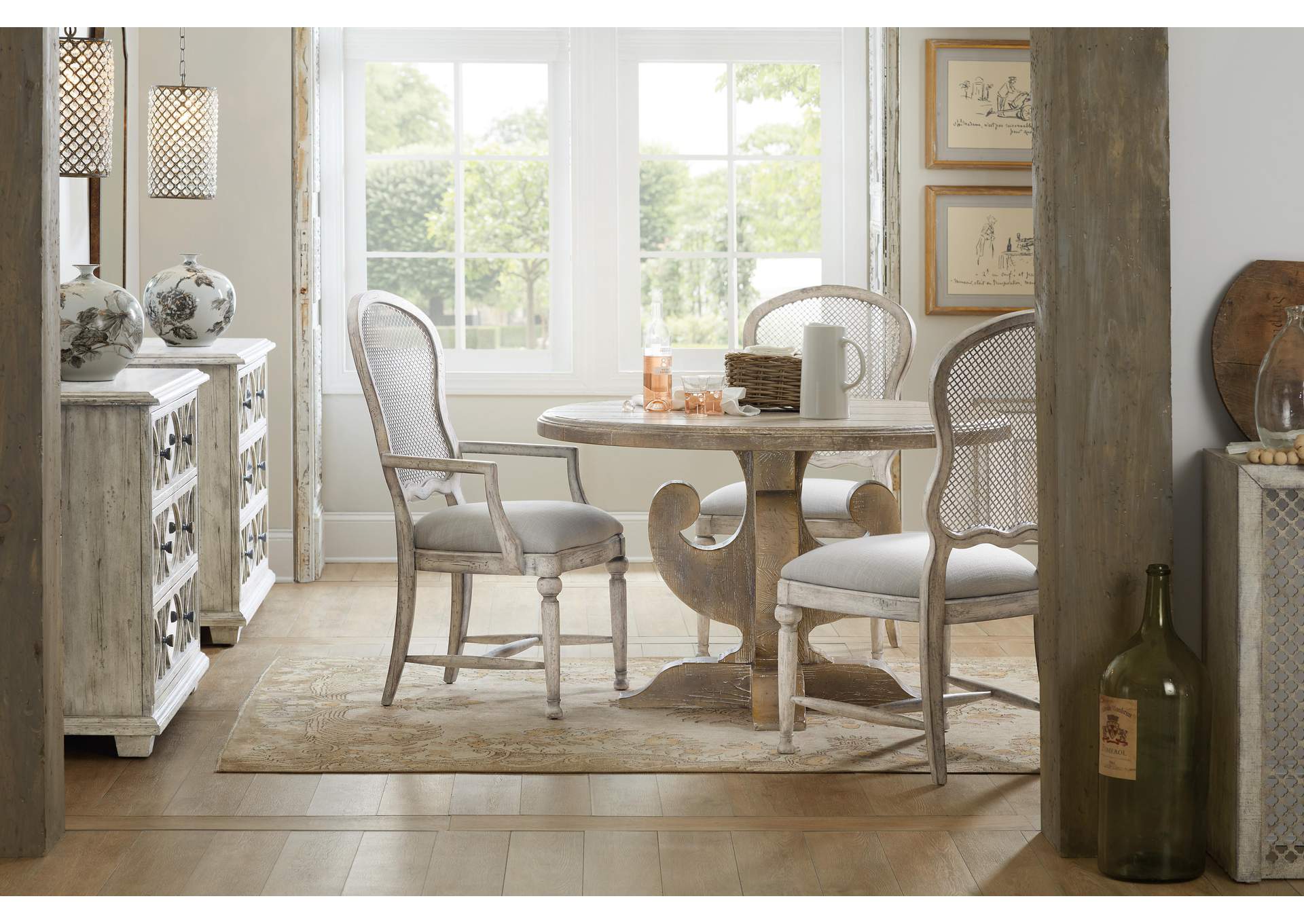 Boheme Gaston Metal Back Side Chair image 6