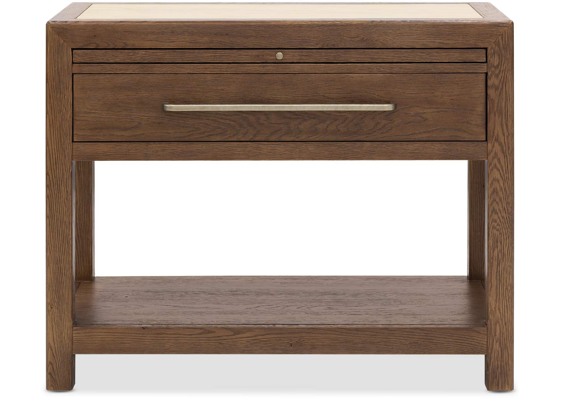 Driftwood One - Drawer Nightstand With Stone image 3