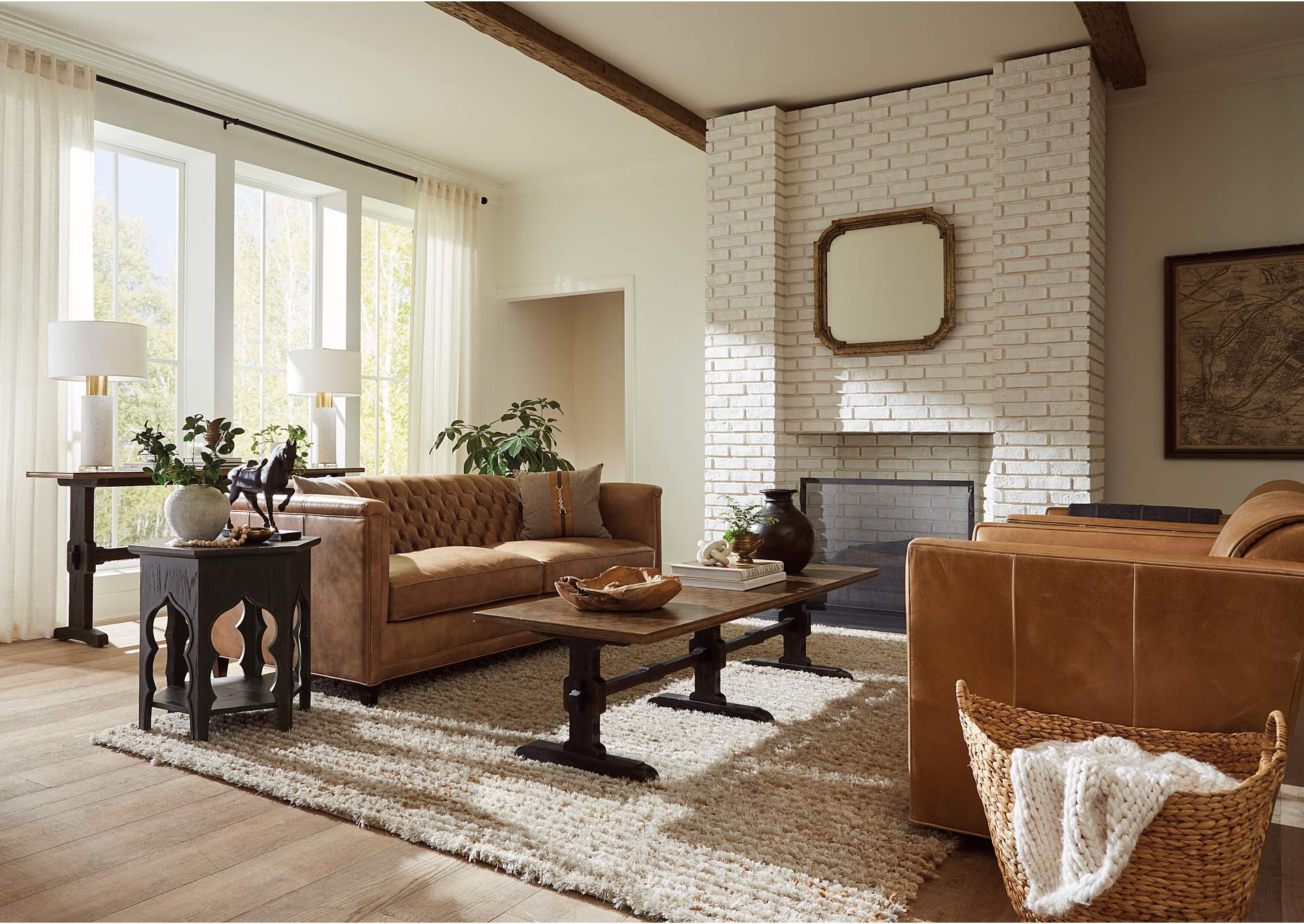 Americana Trestle Console Table image 7