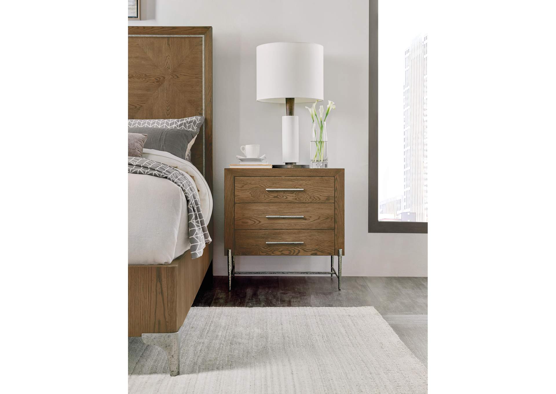 Chapman Three - Drawer Nightstand image 5