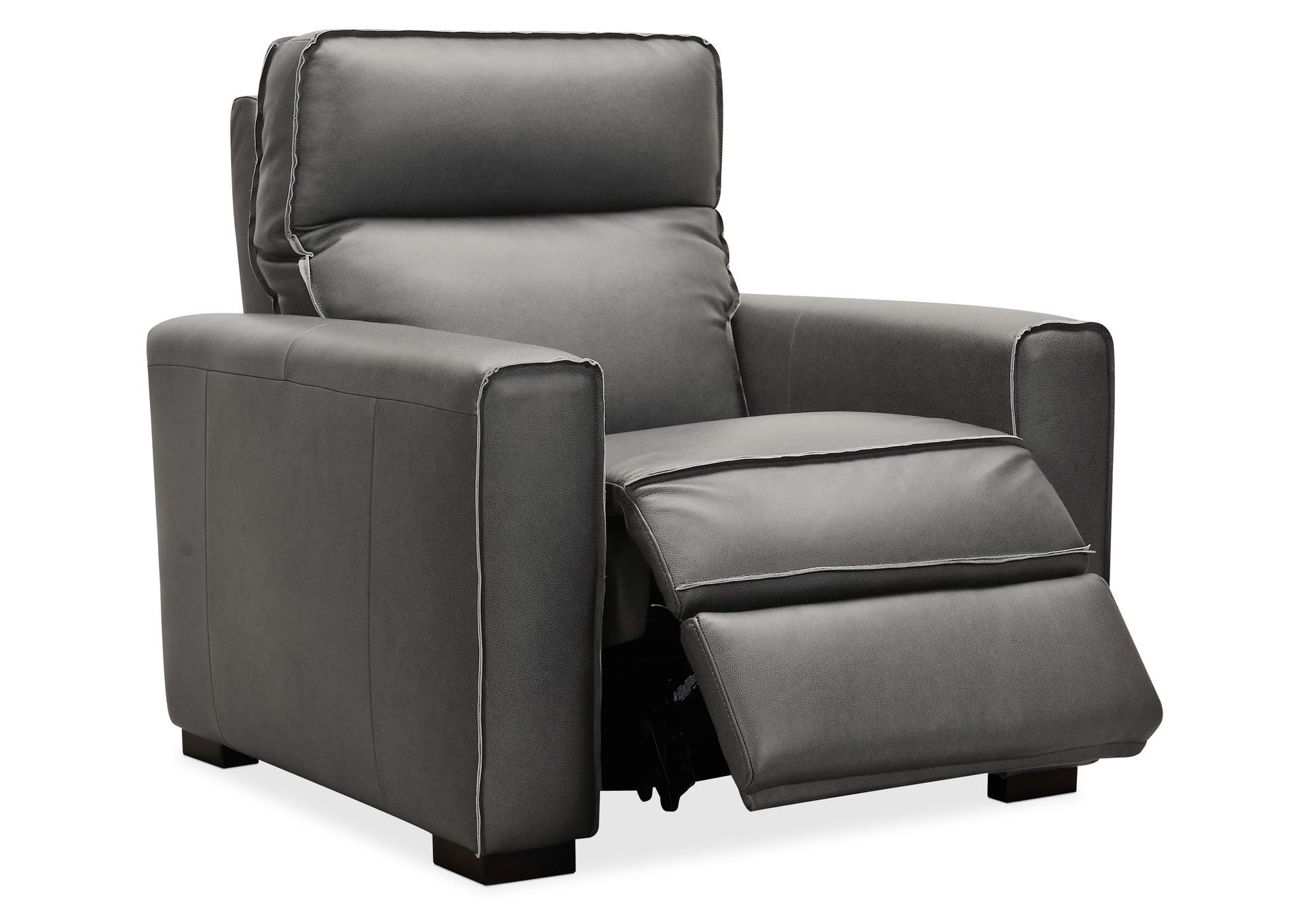 Braeburn Leather Recliner With Power Headrest