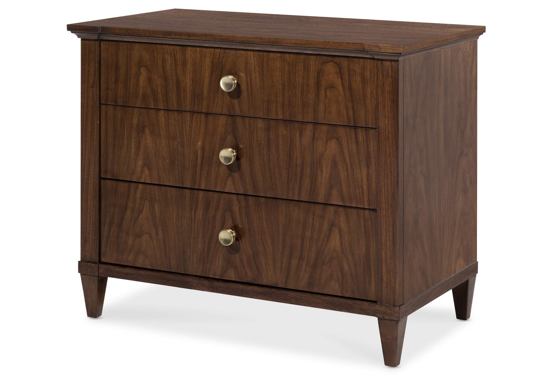 Archives Three - Drawer Nightstand image 3