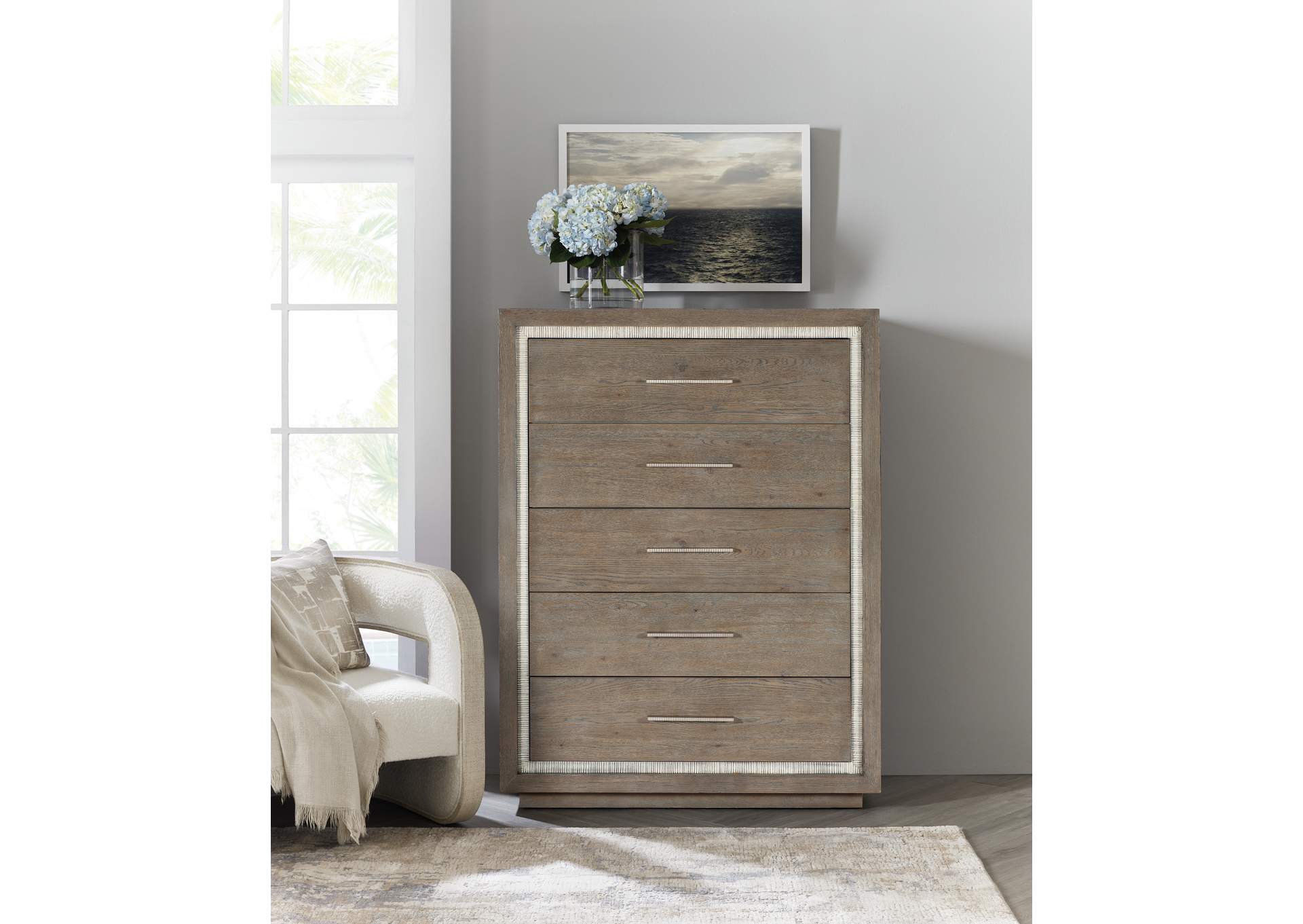 Serenity Five Drawer Chest image 5