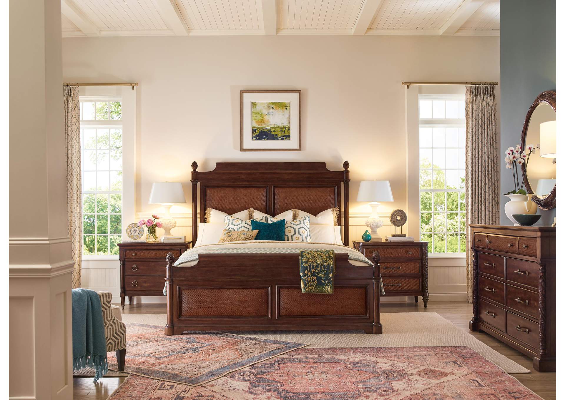 Charleston Three - Drawer Nightstand image 7