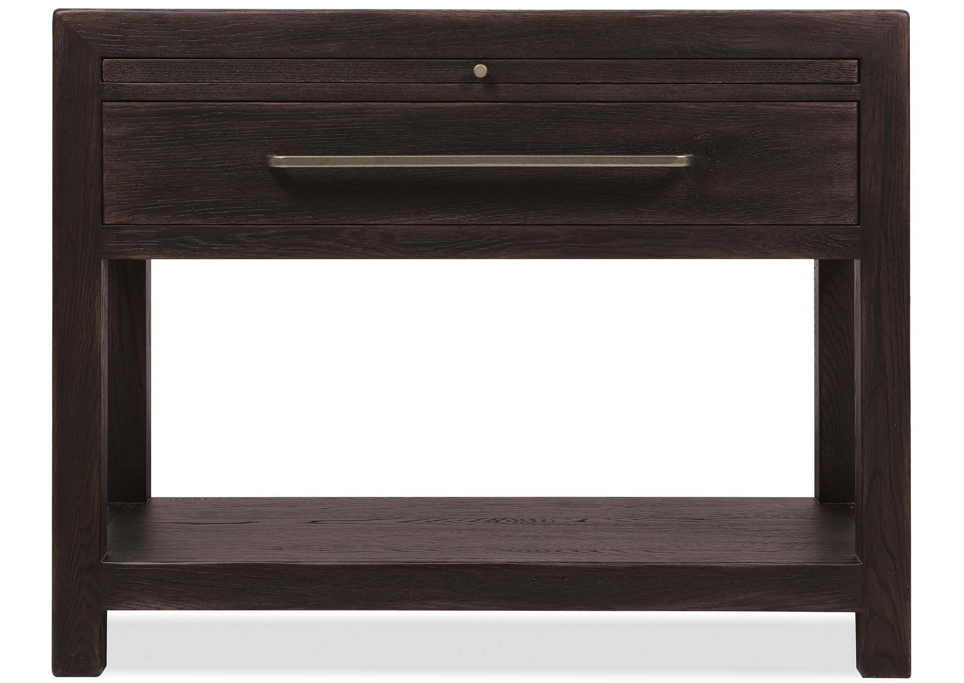 Driftwood One - Drawer Nightstand With Stone image 3