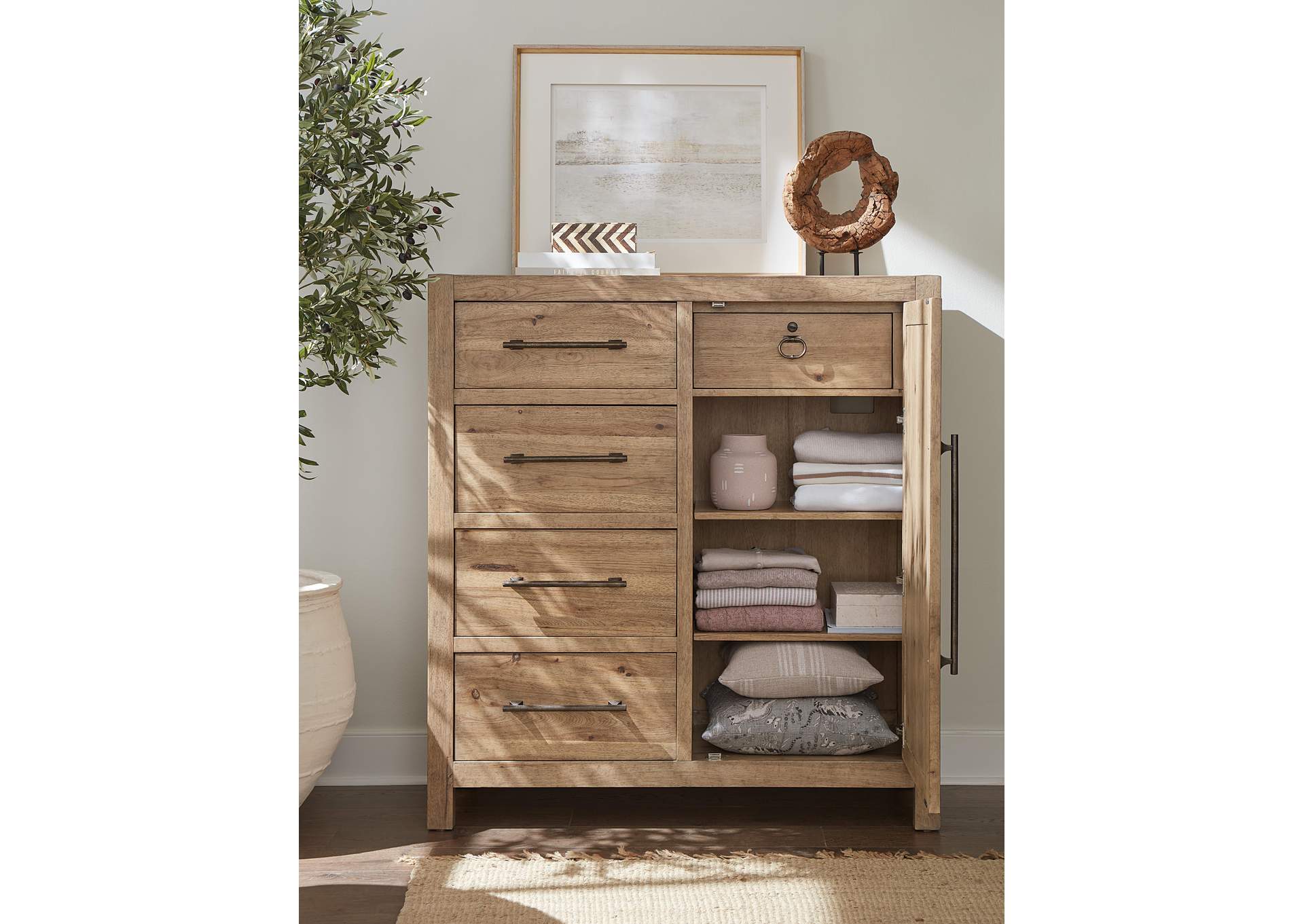 Vineyard Row Four - Drawer Door Chest image 6