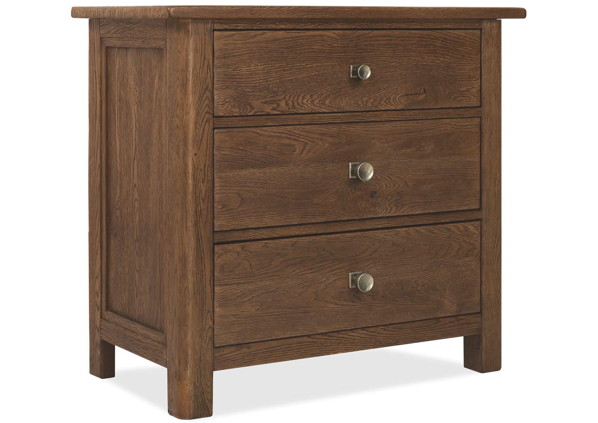 Driftwood Three - Drawer Nightstand image 1